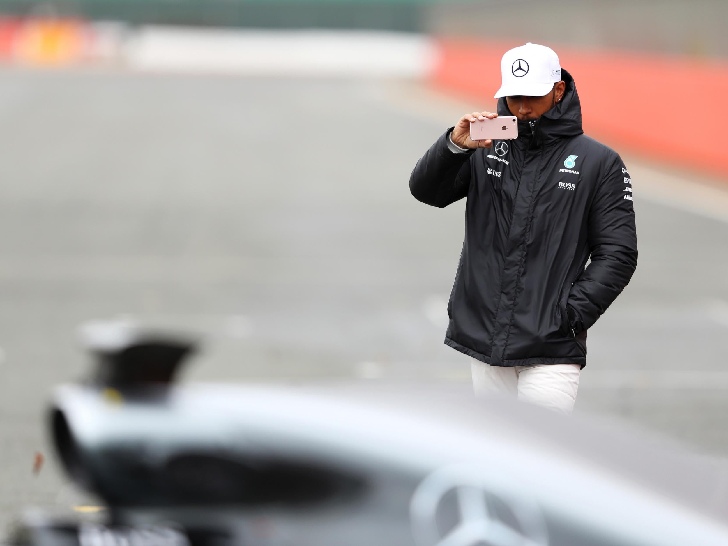 Hamilton is prolific on social media