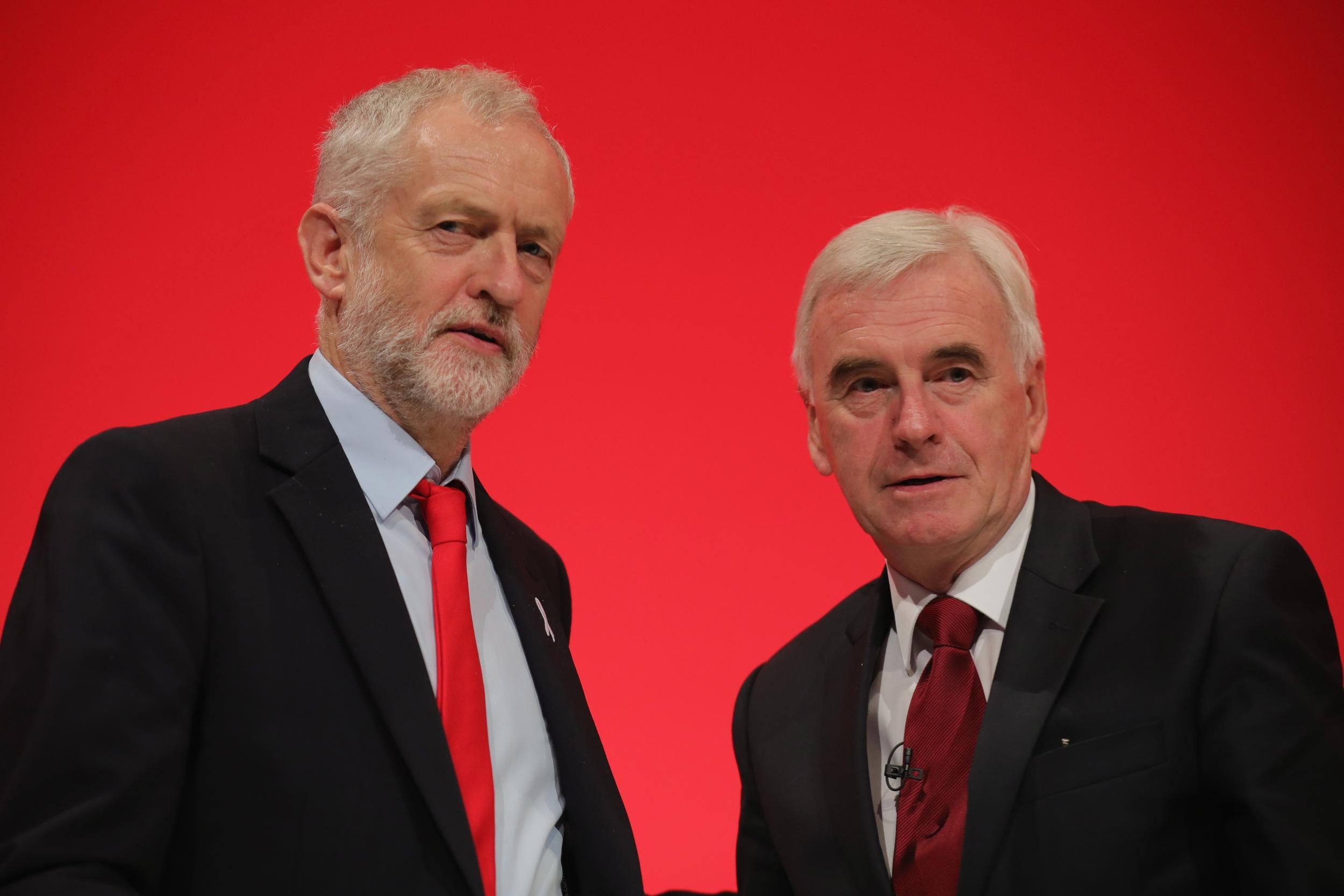 Jeremy Corbyn and John McDonnell