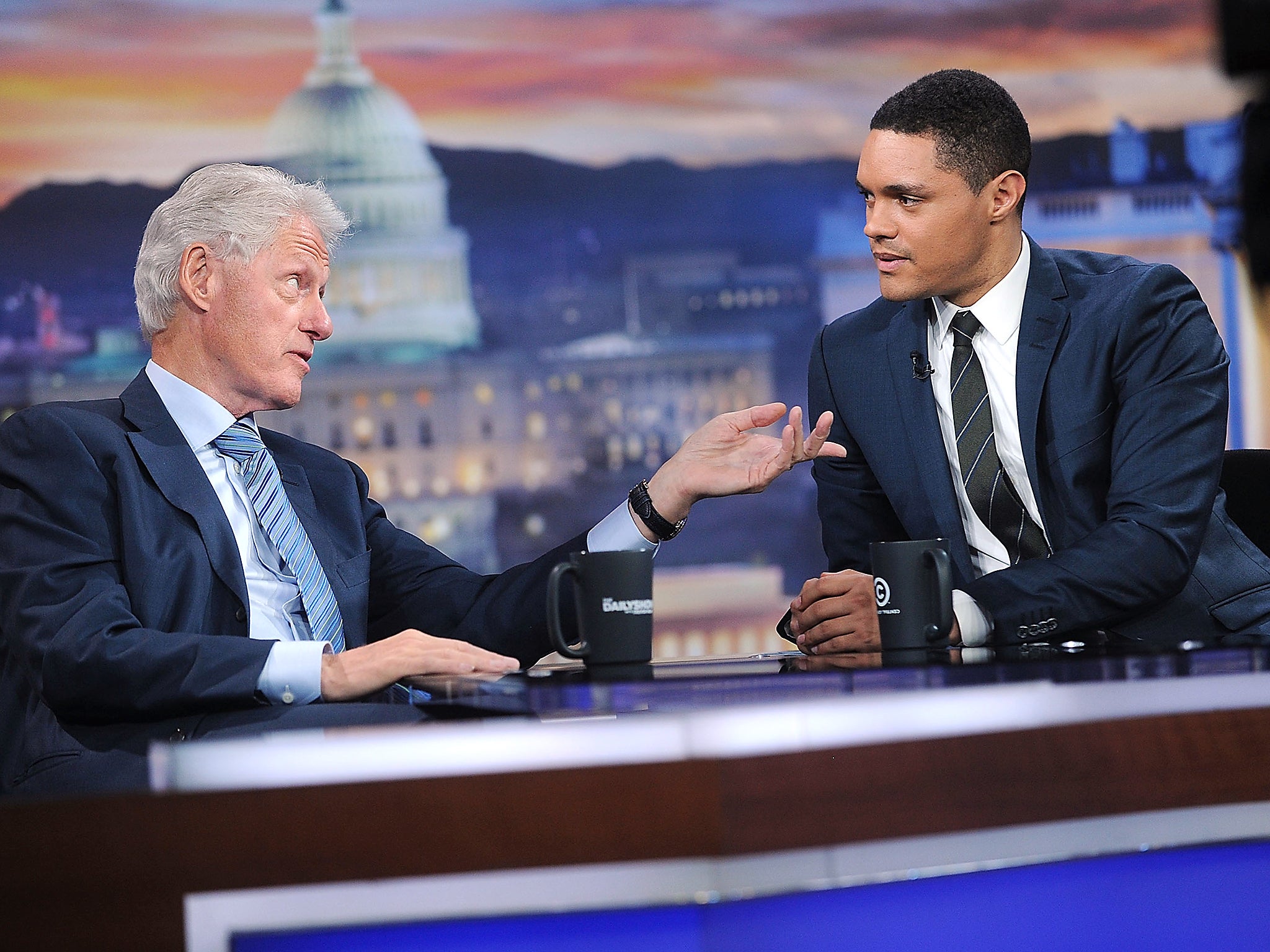 Trevor Noah took over ‘The Daily Show’ in 2015: among his guests has been former President Bill Clinton (Brad Barket/Getty for Comedy Central)