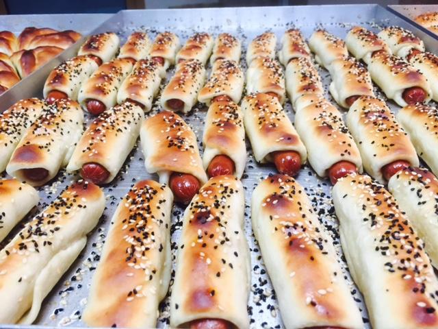 Mediterranean style sausage rolls at Patchi