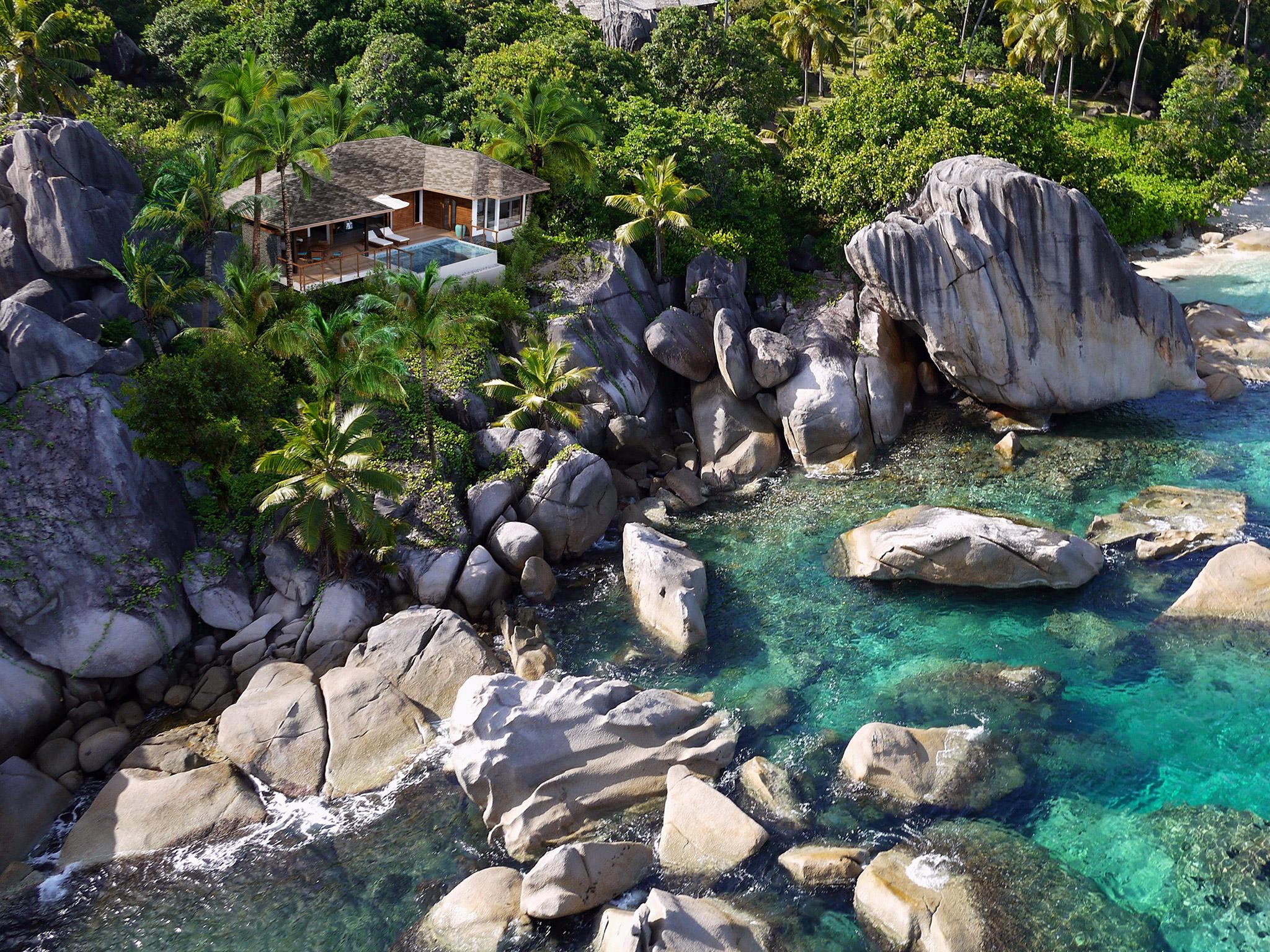 The Zil Pasyon villa in the Seychelles