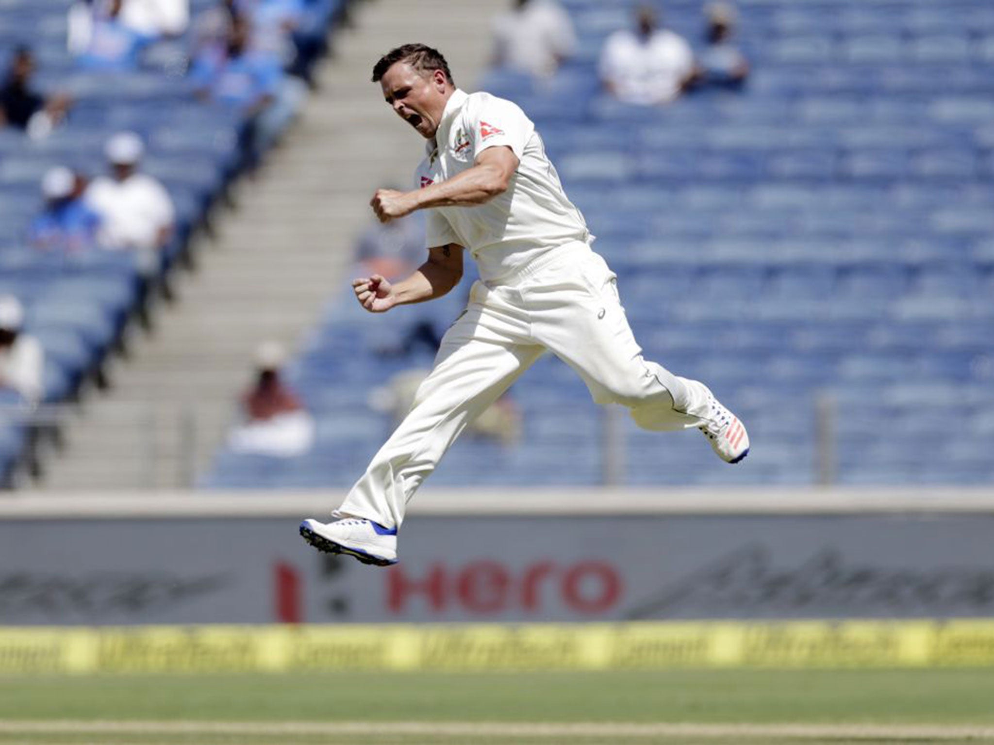 Steve O'Keefe claimed career best figures as Australia romped to victory