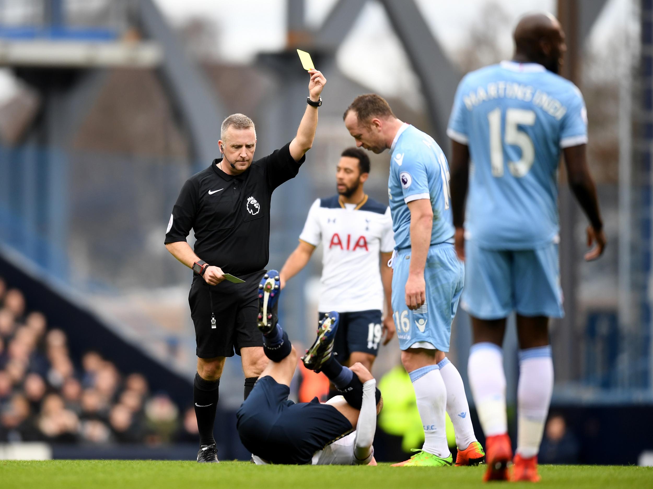 Stoke's players frequently lost their discipline