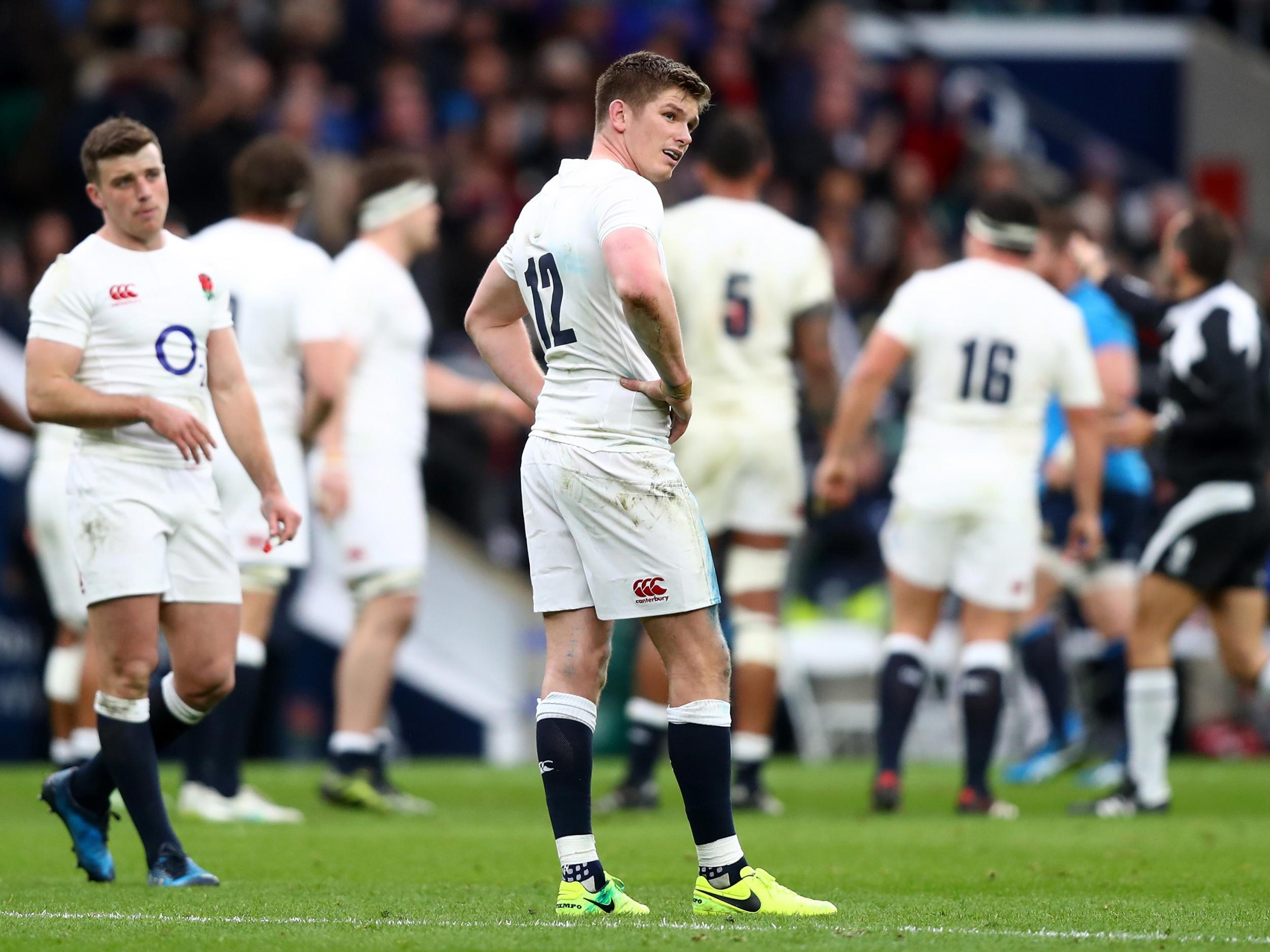 England initially struggled to cope with Italy's unconventional approach