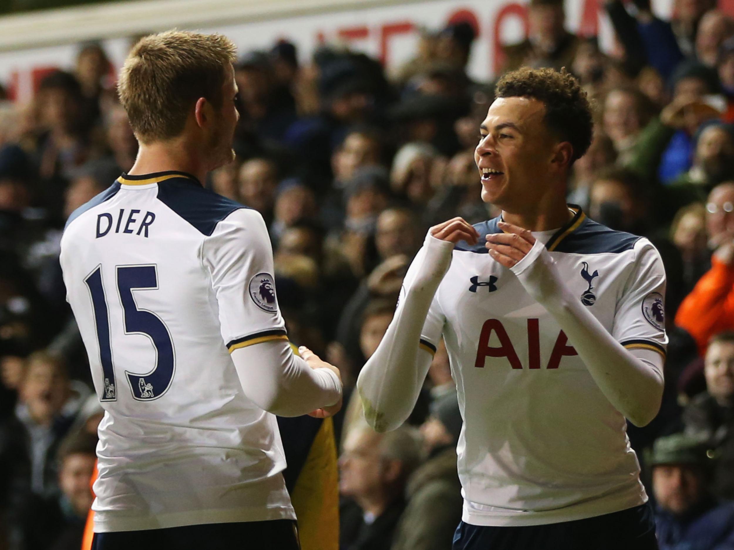 Alli and Dier are close friends off the field