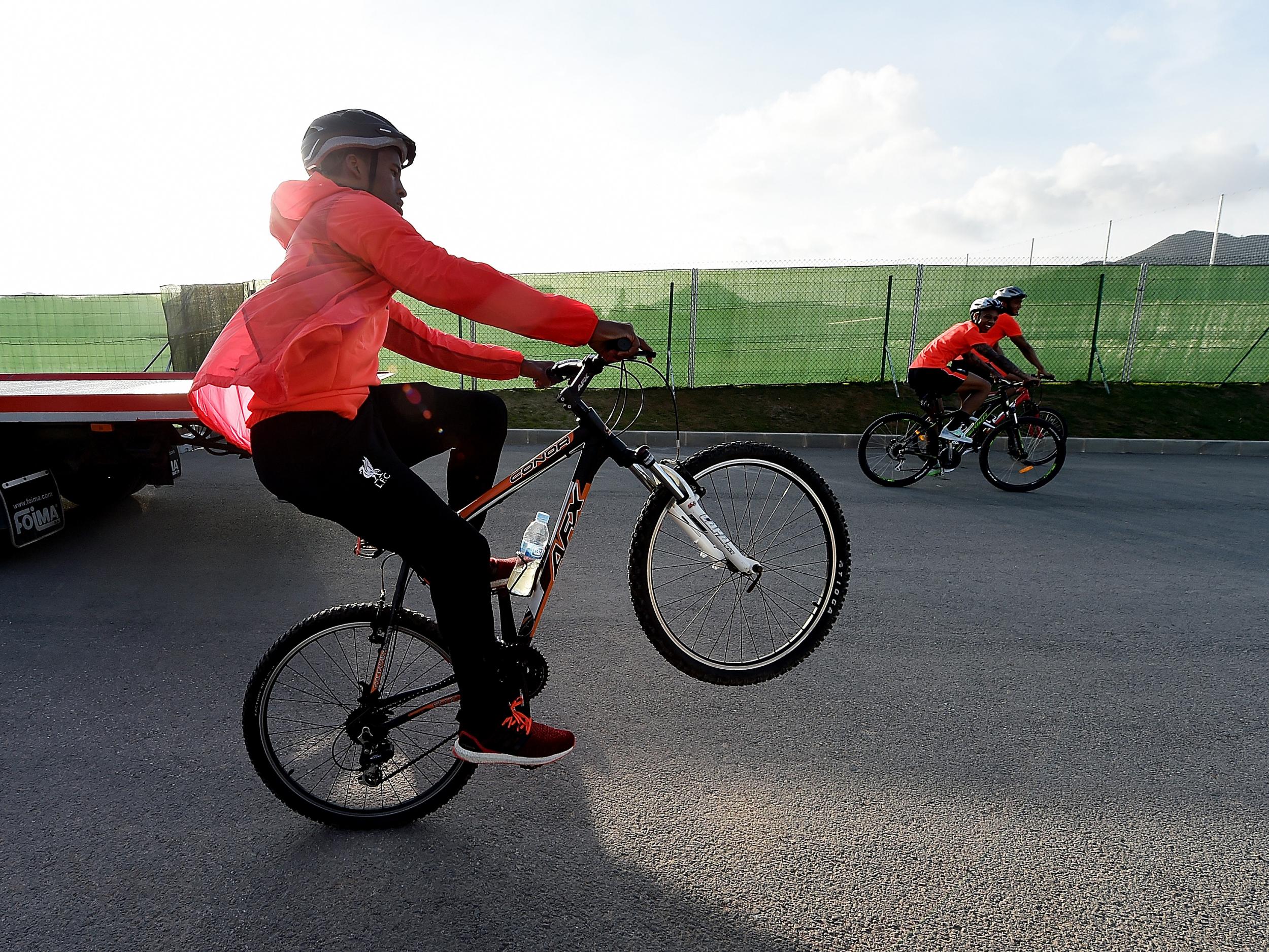 Wijnaldum has been in wheelie good form for Liverpool