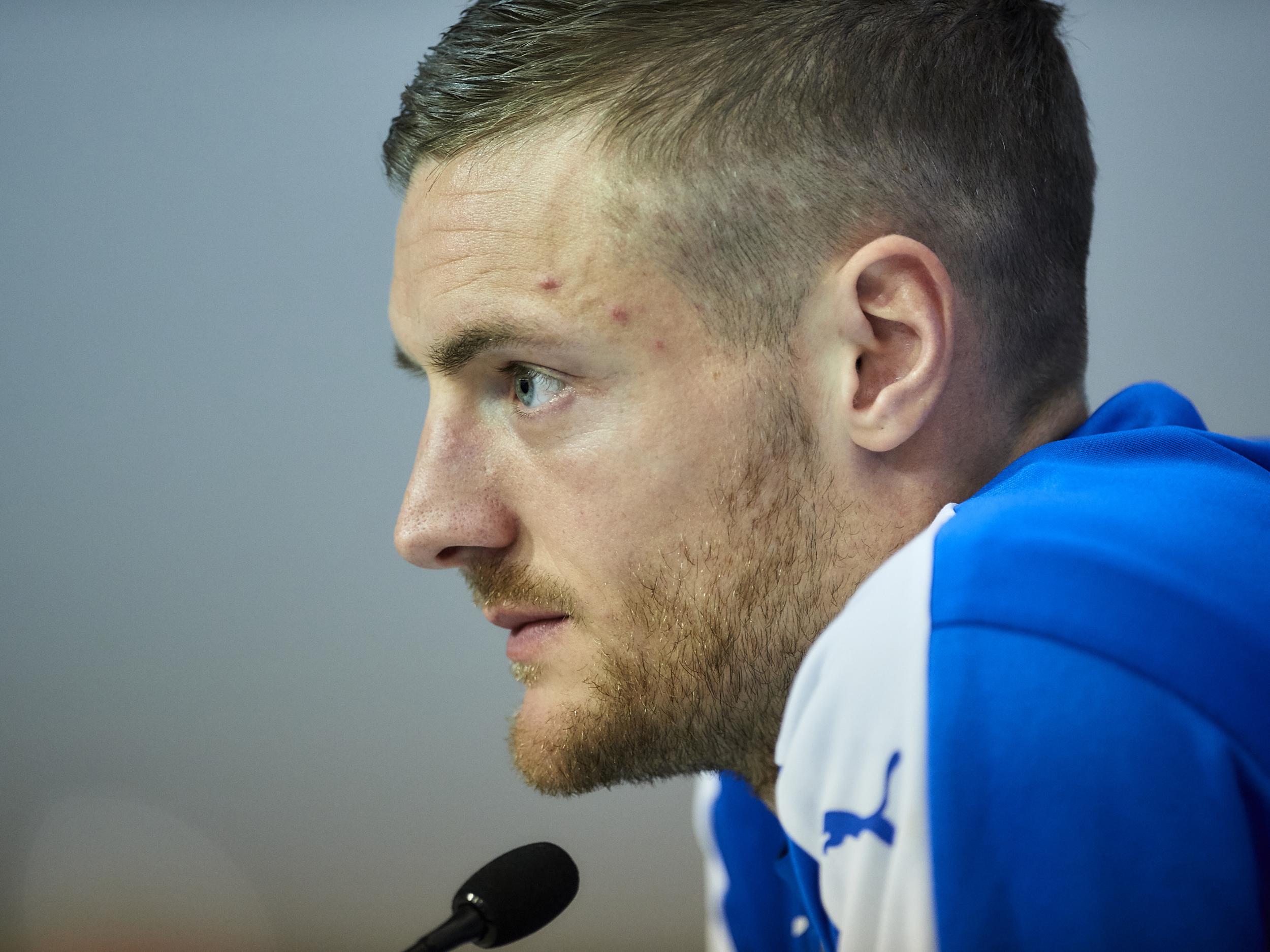 The pressure will be on Vardy this evening