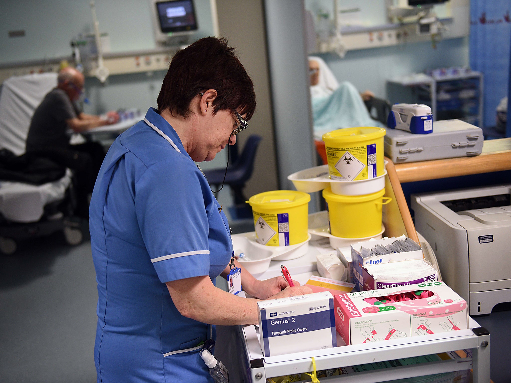 NHS spending will fall next year, threatening the NHS with its toughest year yet, its chief executive warned