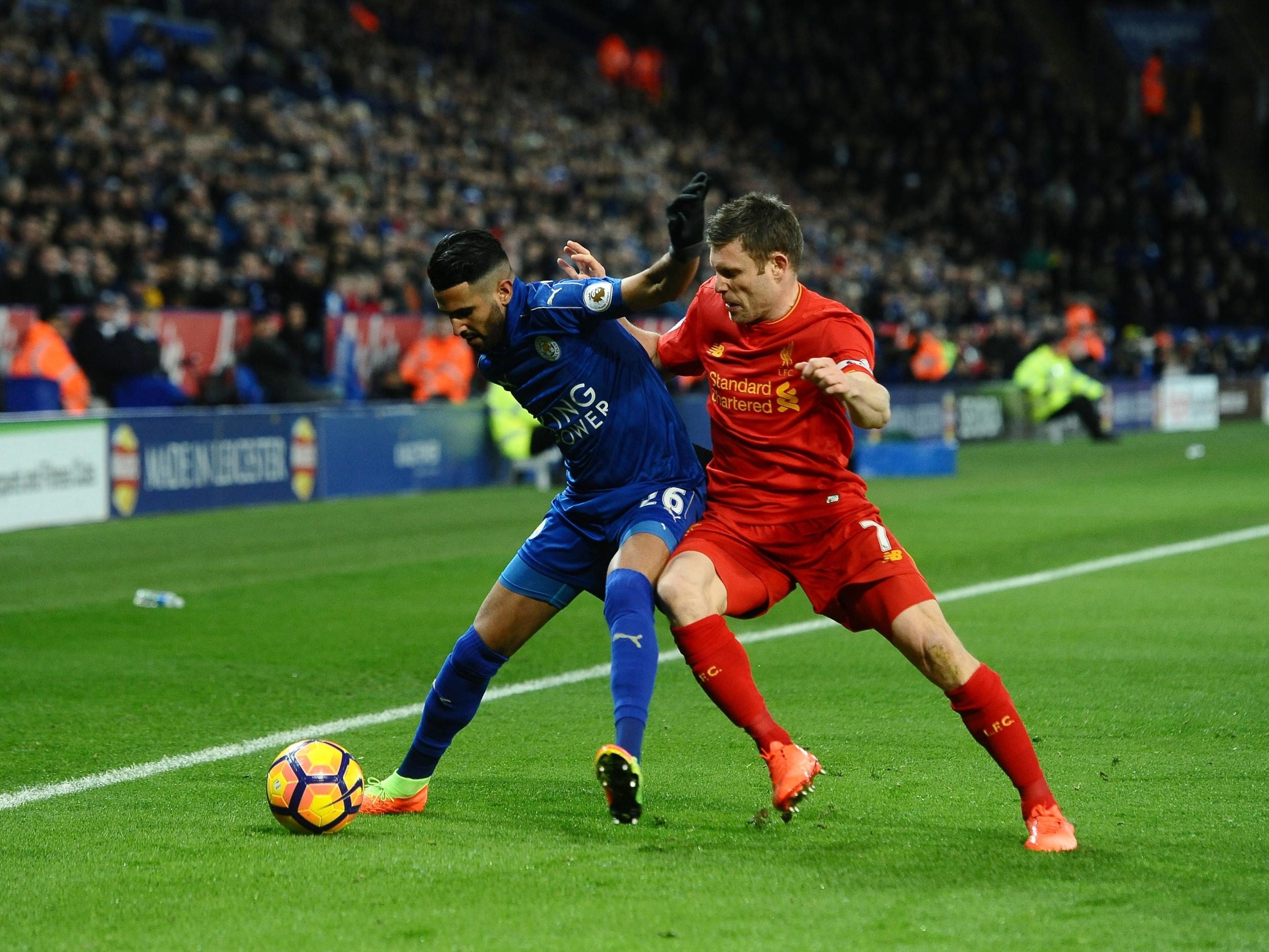 Lucas and Milner struggled against the pace of Mahrez and Vardy