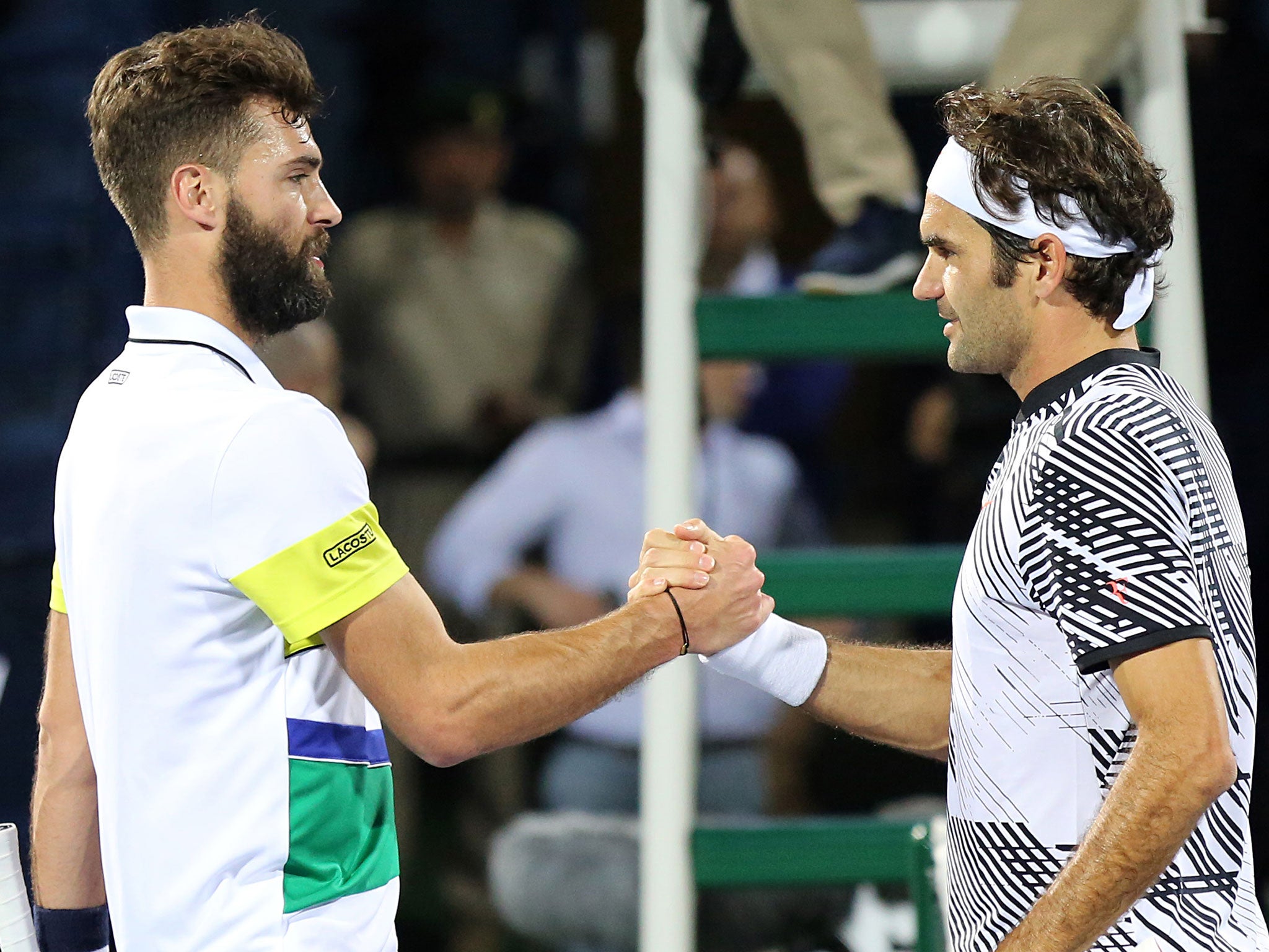 Federer looked in impressive form during his first outing after his Australian Open triumph