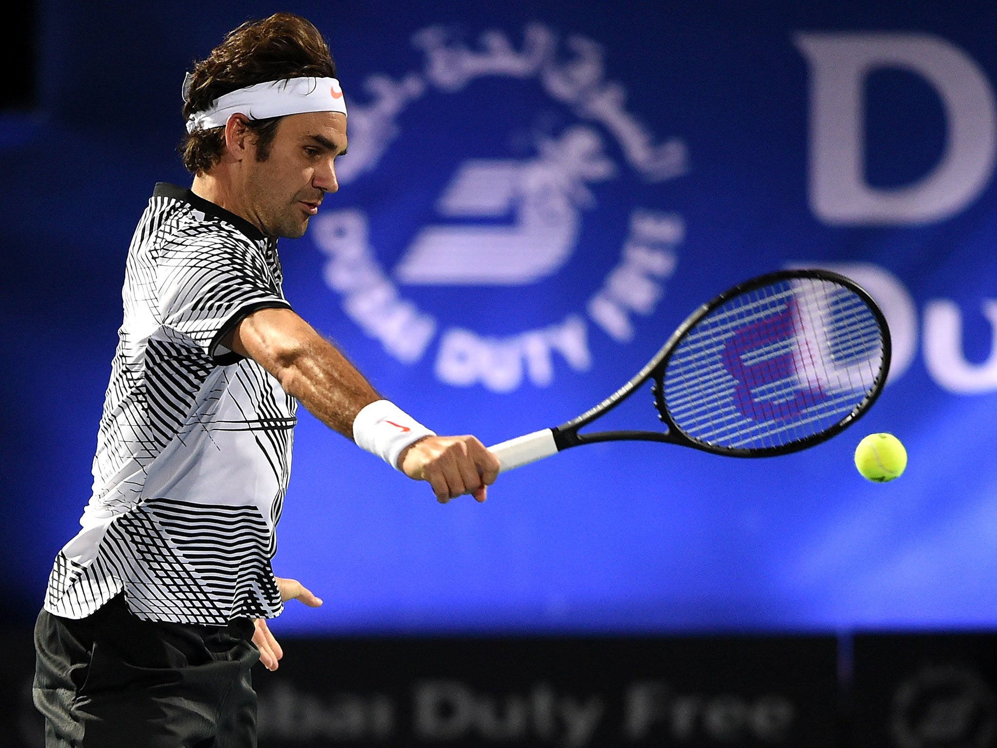 Federer dropped just four games in beating Paire