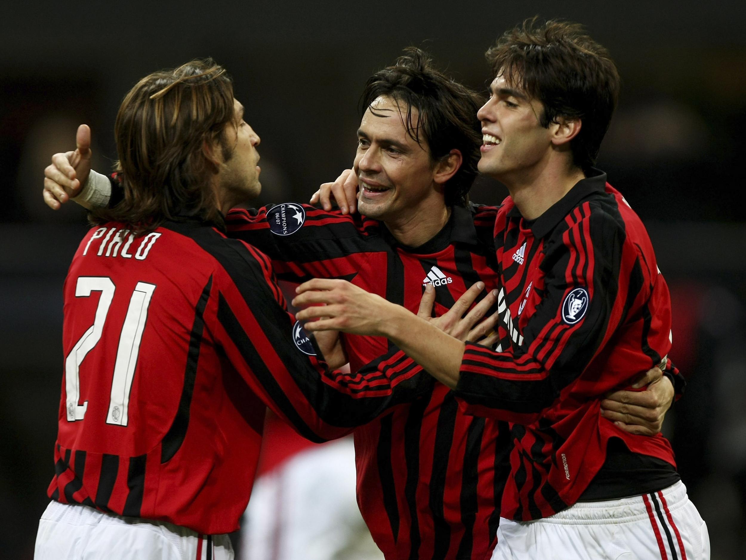 Superstars such as Pirlo, Kaka and Inzaghi all used to play for Milan