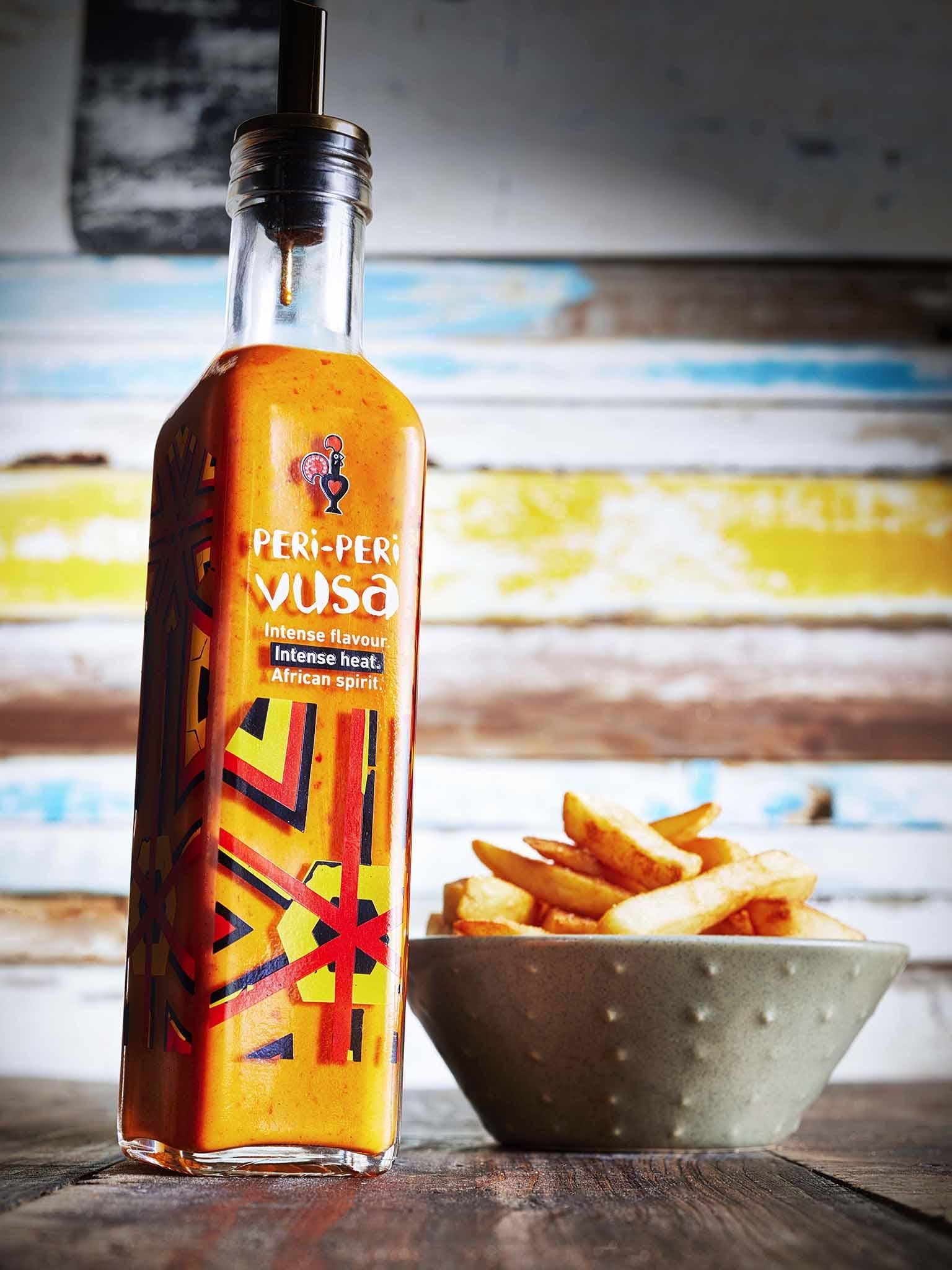 The new Vusa sauce boasts more chillies than any of their other dressings (Nando's)