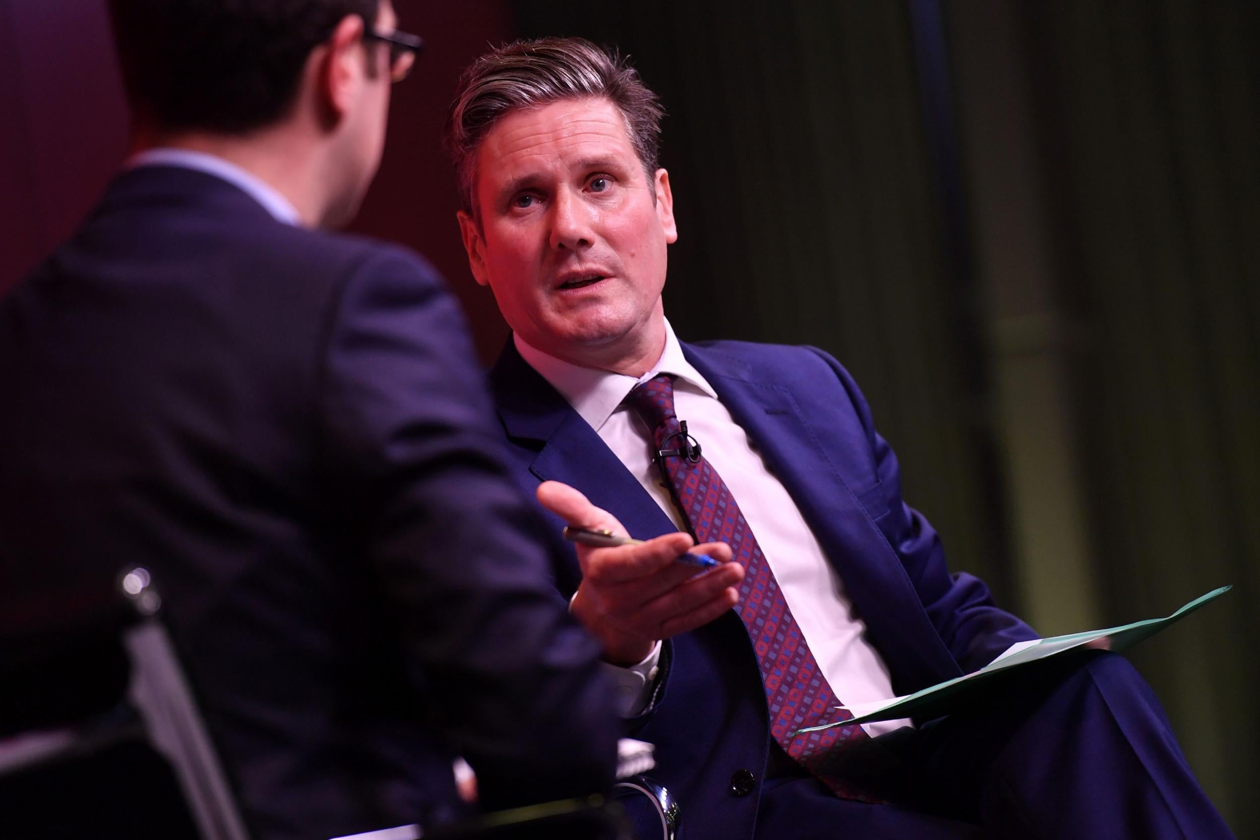 Shadow Brexit secretary Sir Keir Starmer