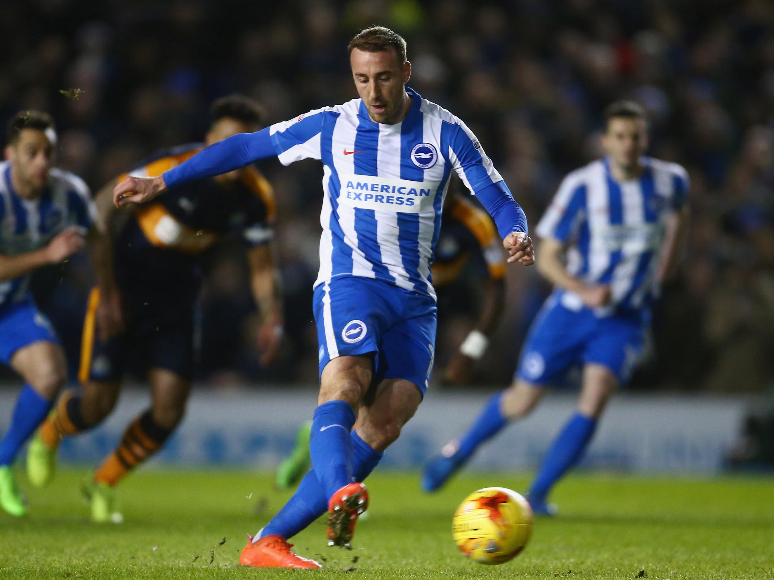 Glenn Murray gave Brighton the lead from the spot