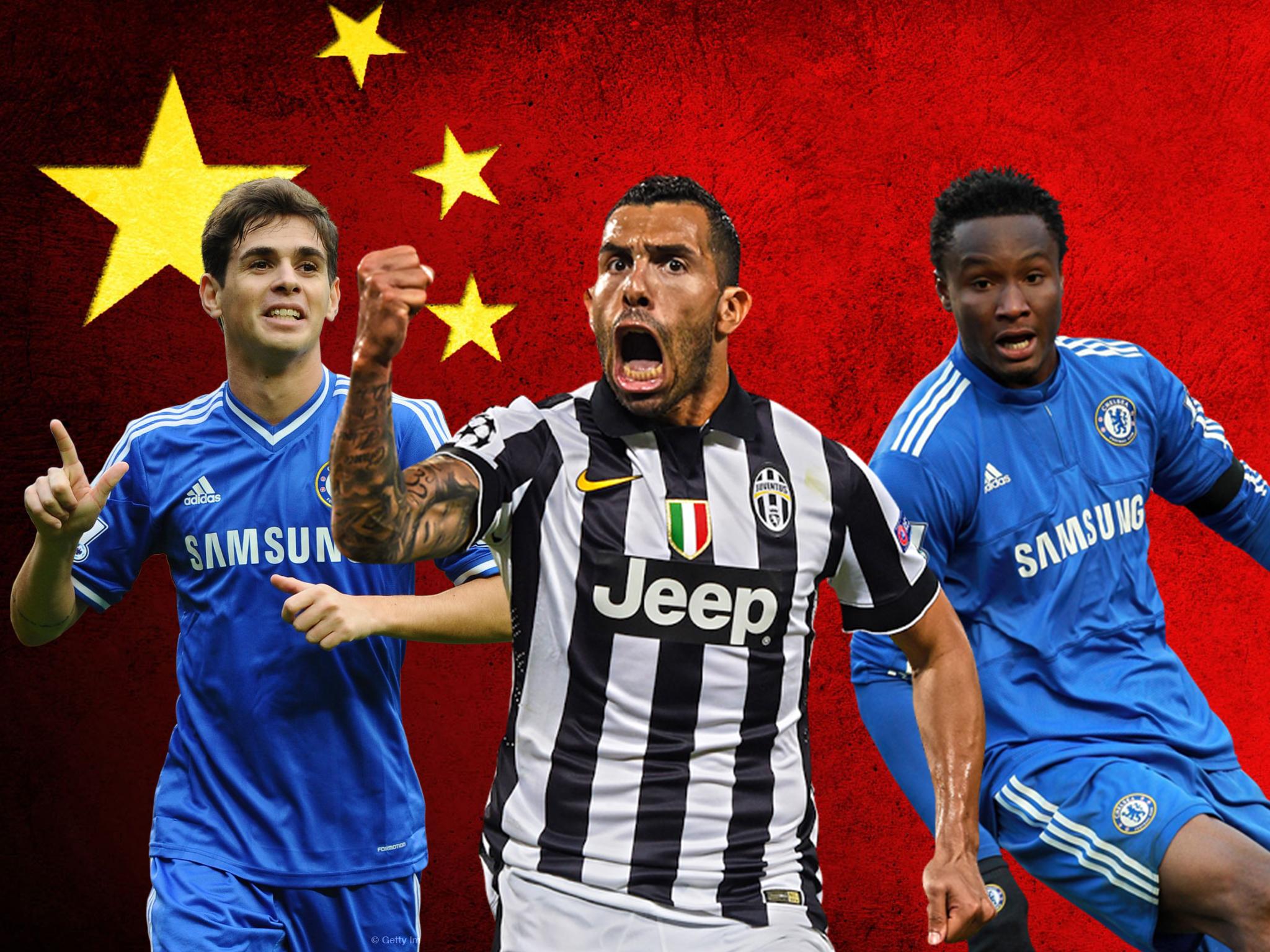 A number of global superstars have moved to the Chinese Super League this transfer window