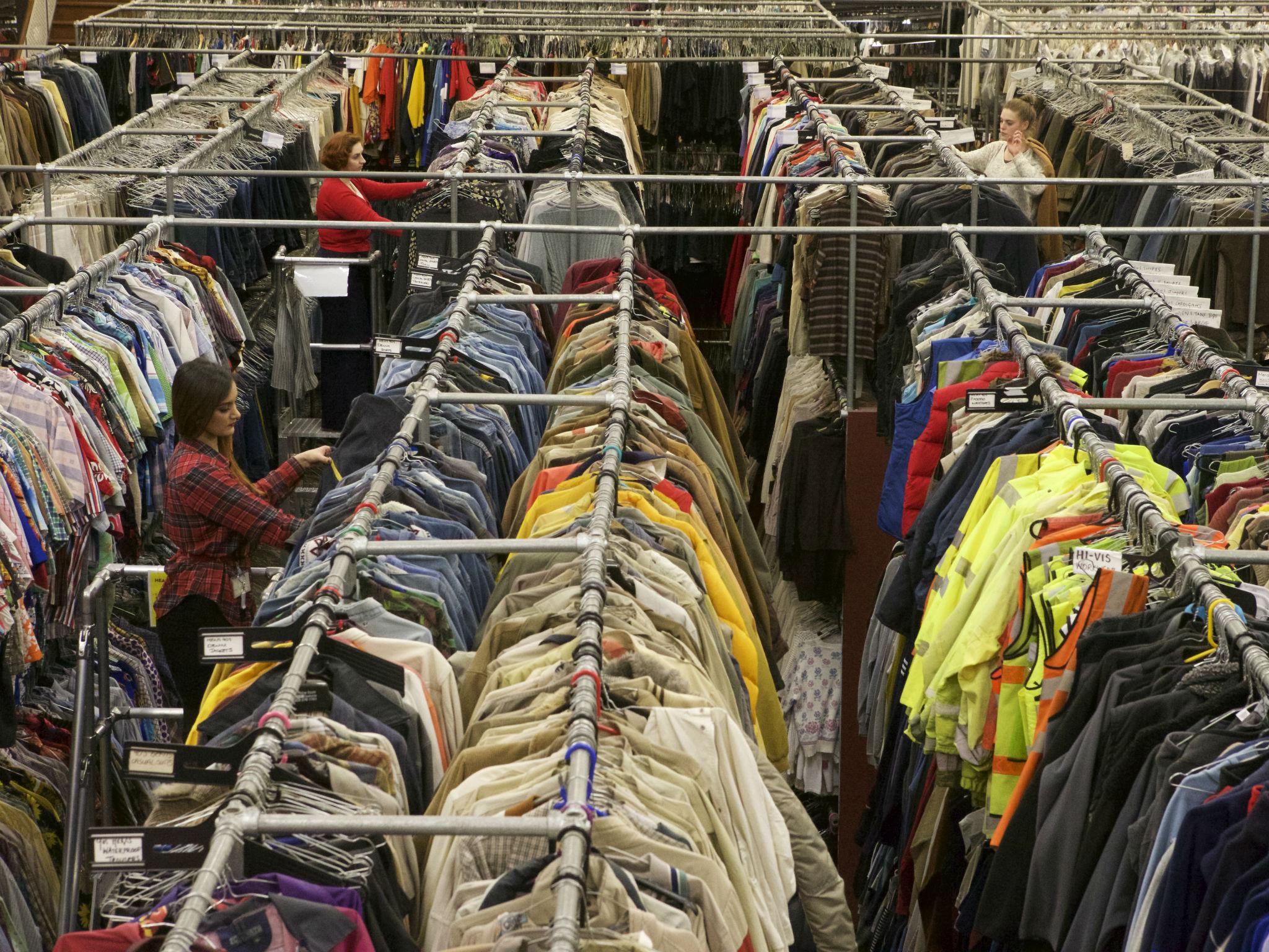 There are eight-and-a-half miles of costumes hanging at the Angels Costumes warehouse in Hendon