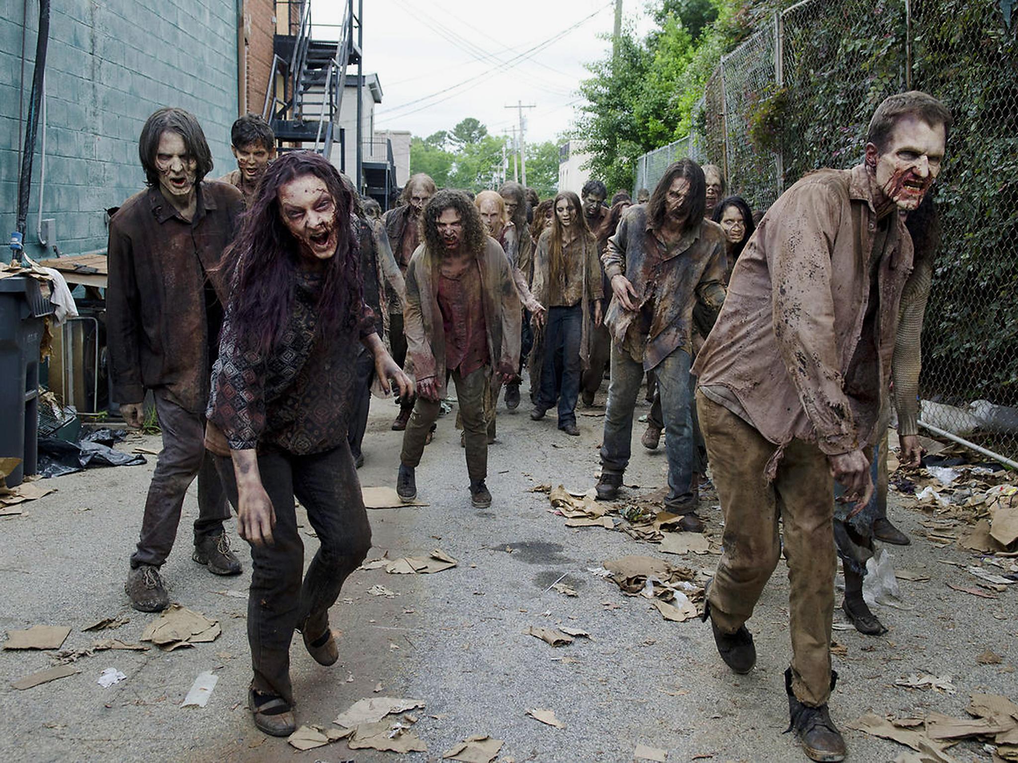 A scene from AMC's The Walking Dead