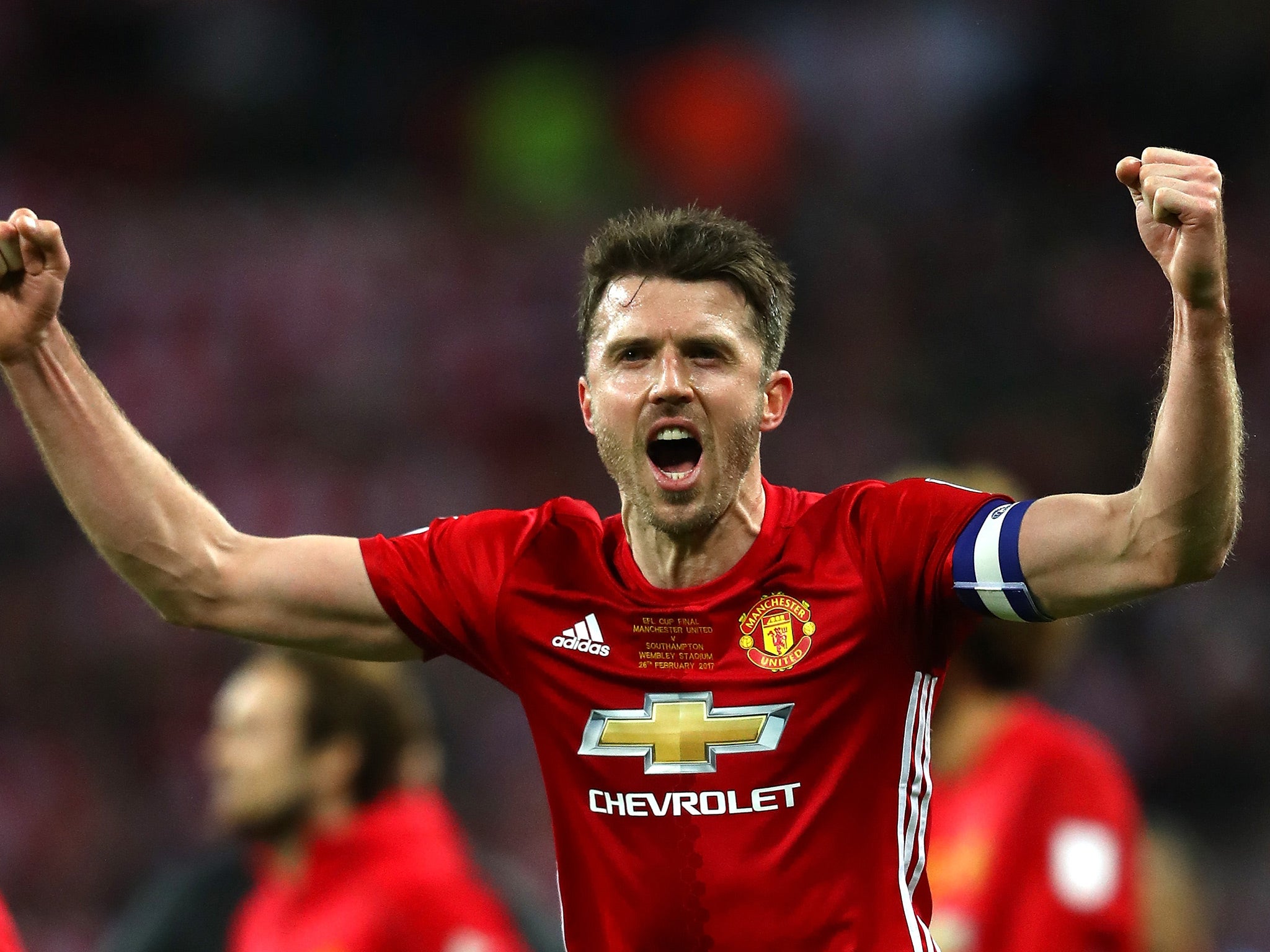 Carrick has made 443 appearances since joining from Spurs in 2006