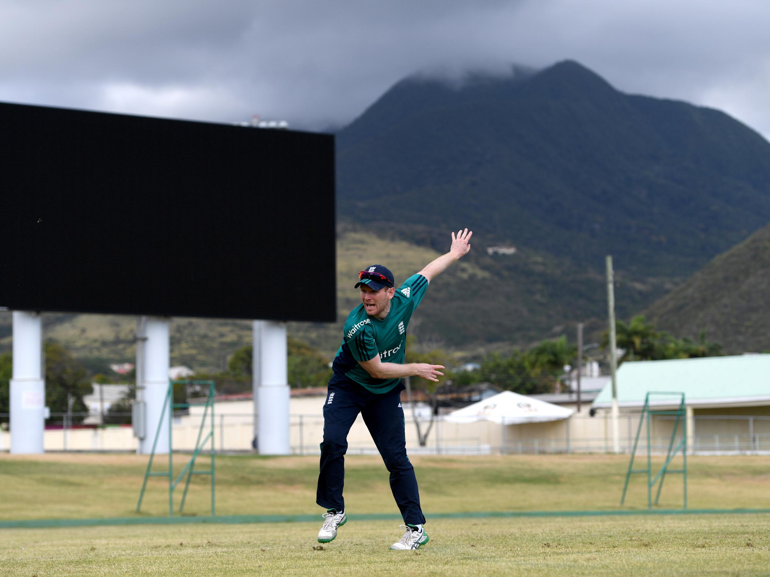 &#13;
England captain Morgan was on form with the bat &#13;