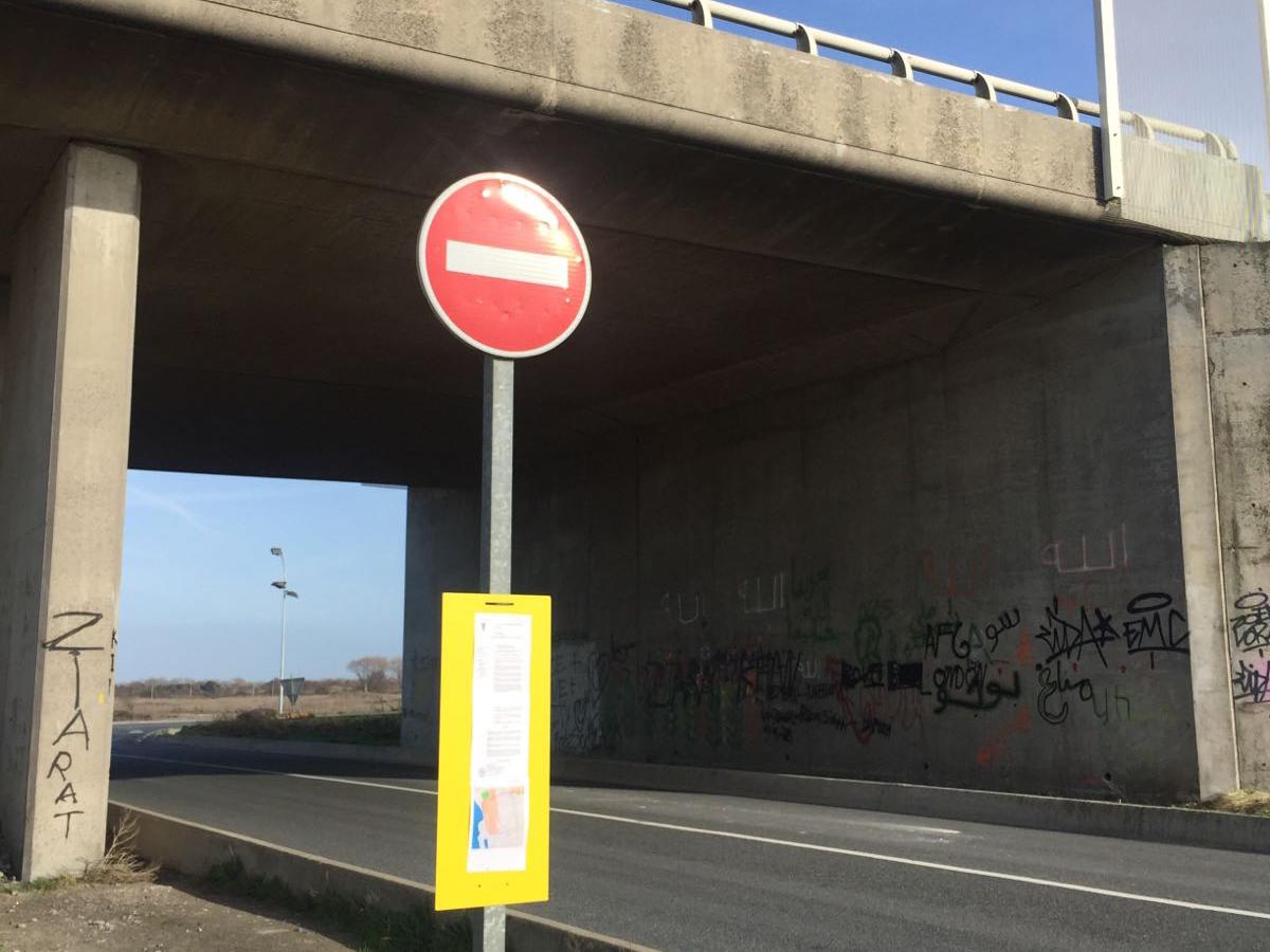 The ban has been issued in the area where the ‘Jungle’ camp used to be located