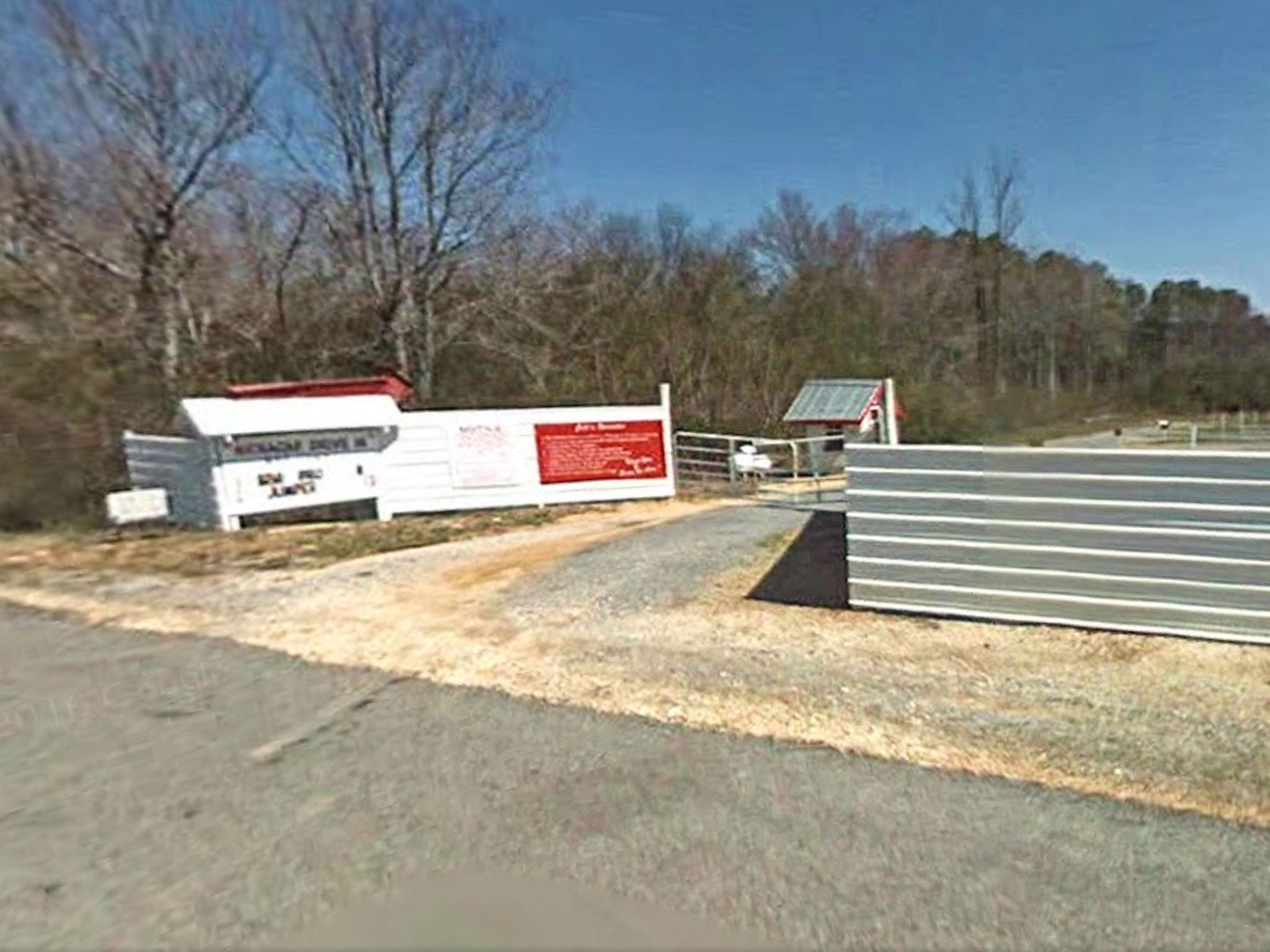 The Henagar drive-in cinema in northern Alabama