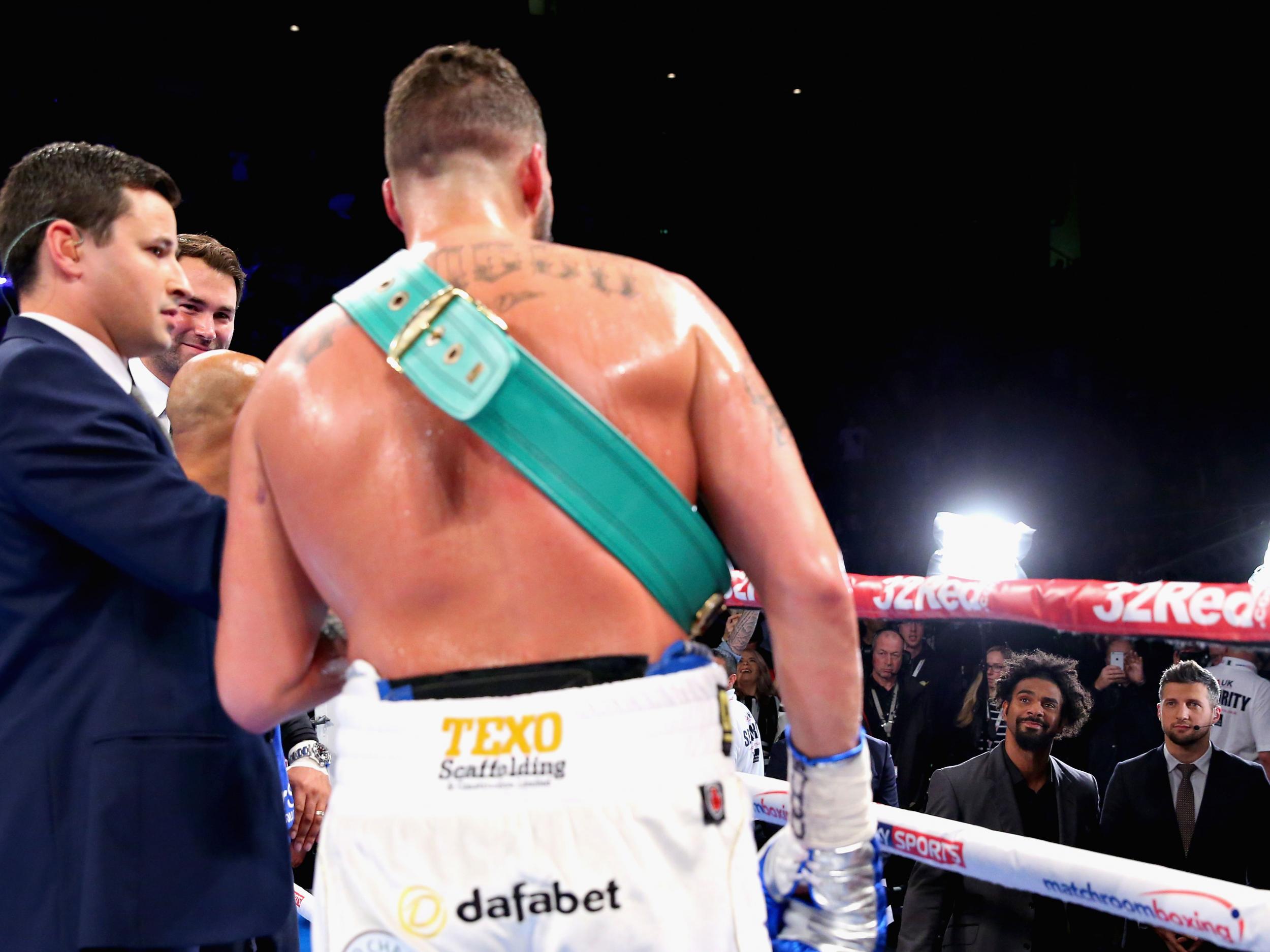Tony Bellew set the wheels in motion for this fight minutes after his successful cruiserweight title defence against BJ Flores, picking David Haye out at ringside and insulting his haircut.