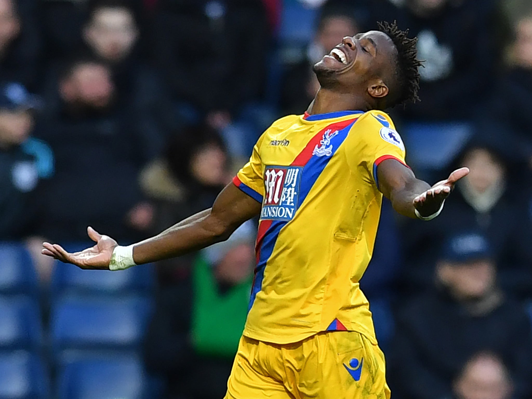 Wilfried Zaha broke the deadlock with low cross-shot after the break