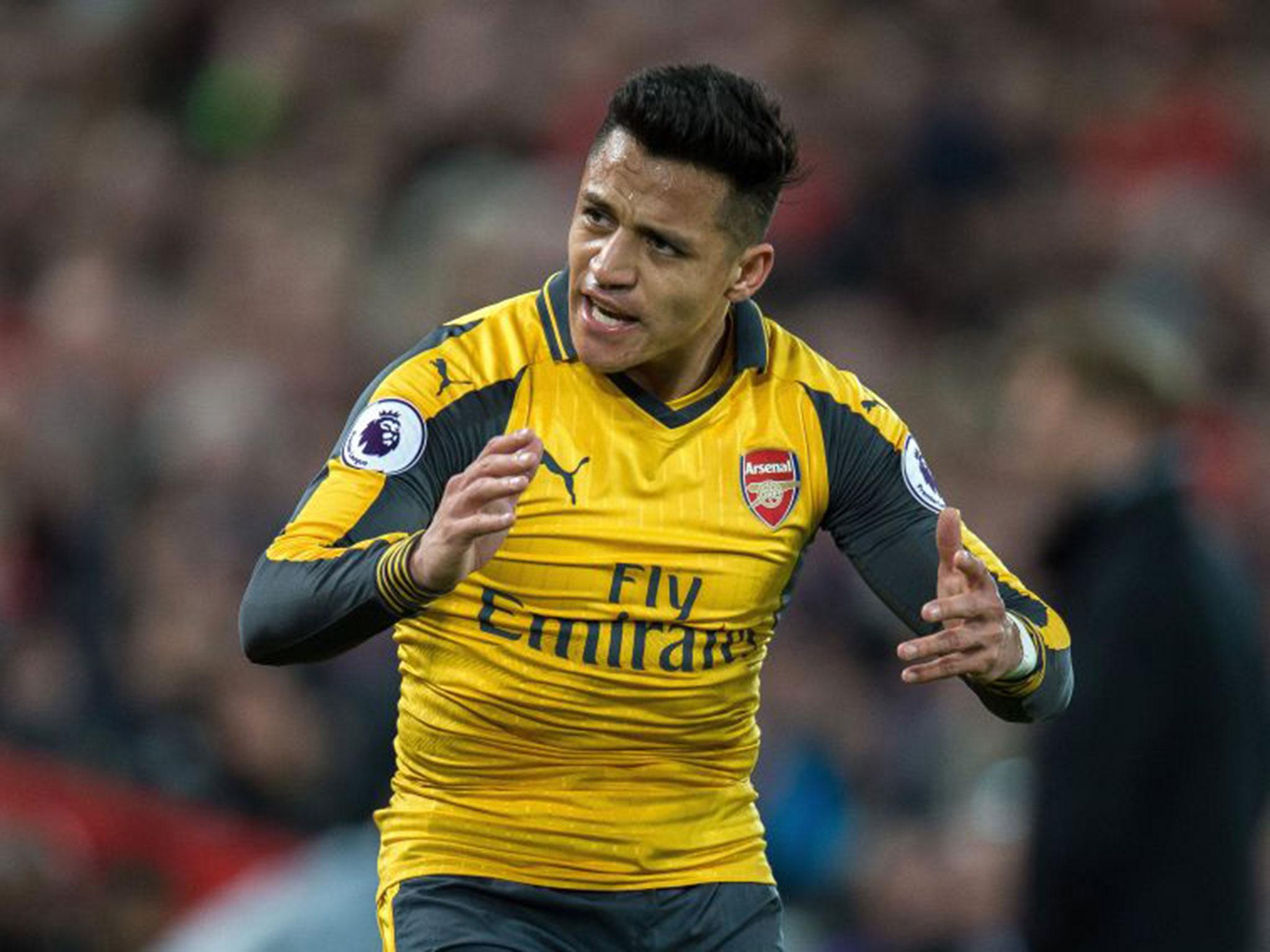 Alexis Sanchez started the match on the bench in what proved a huge mistake by Arsene Wenger