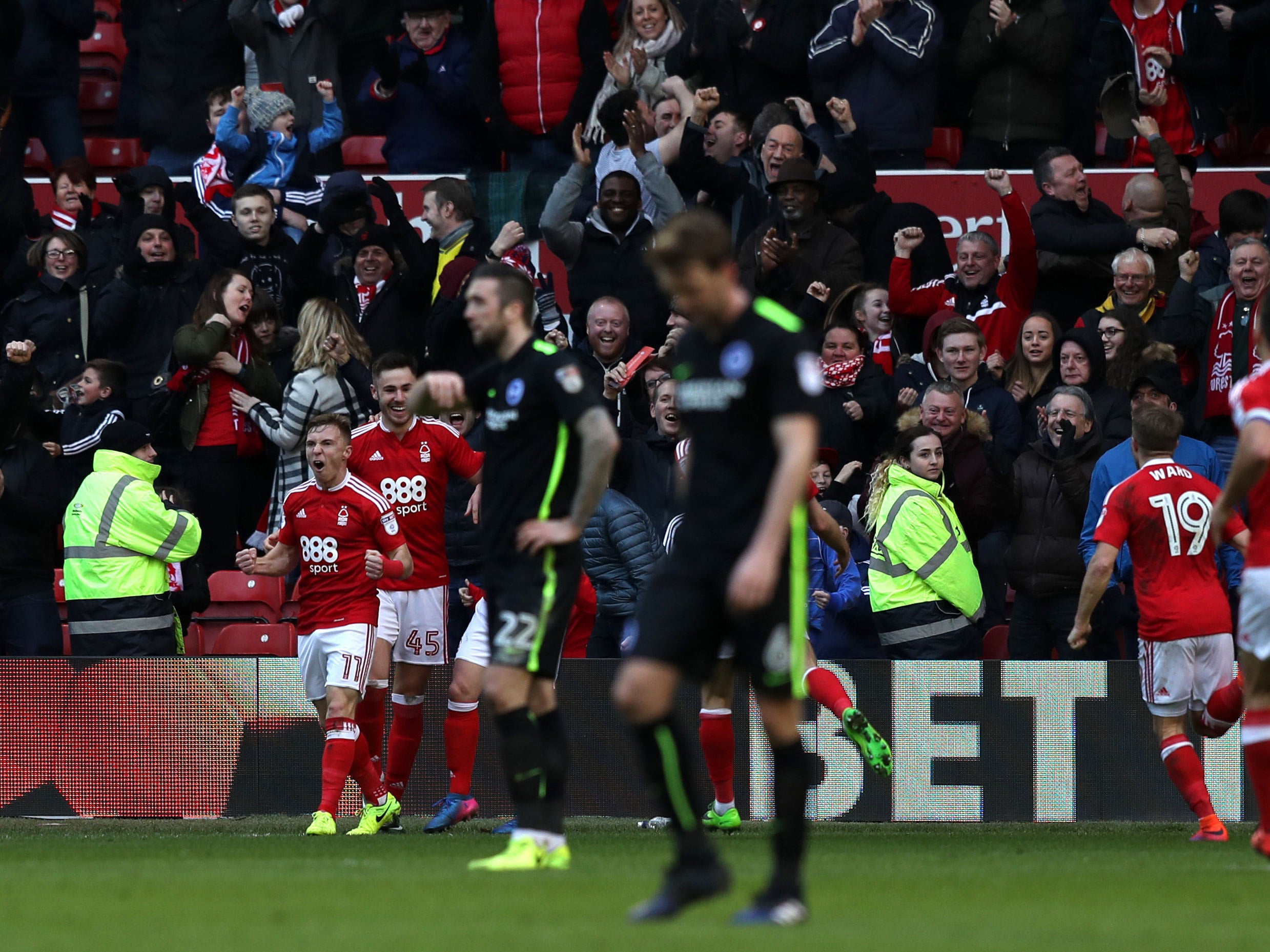 Brighton are losing their grip on an automatic promotion place