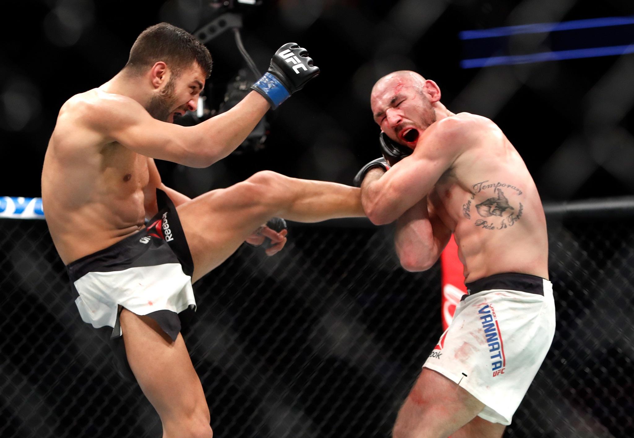 &#13;
David Teymur beat Lando Vannata (Getty)&#13;