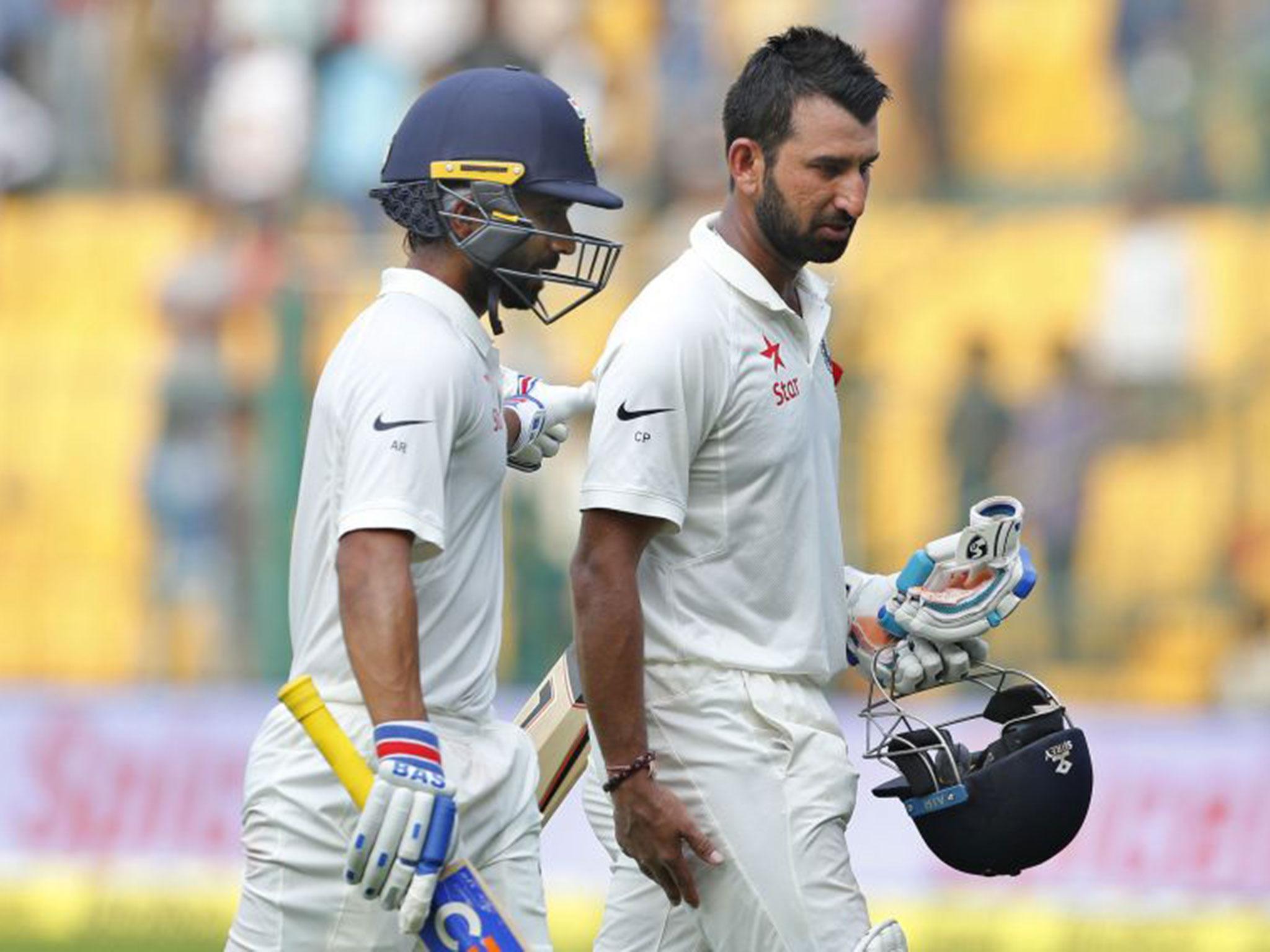 Cheteshwar Pujara and Ajinkya Rahane