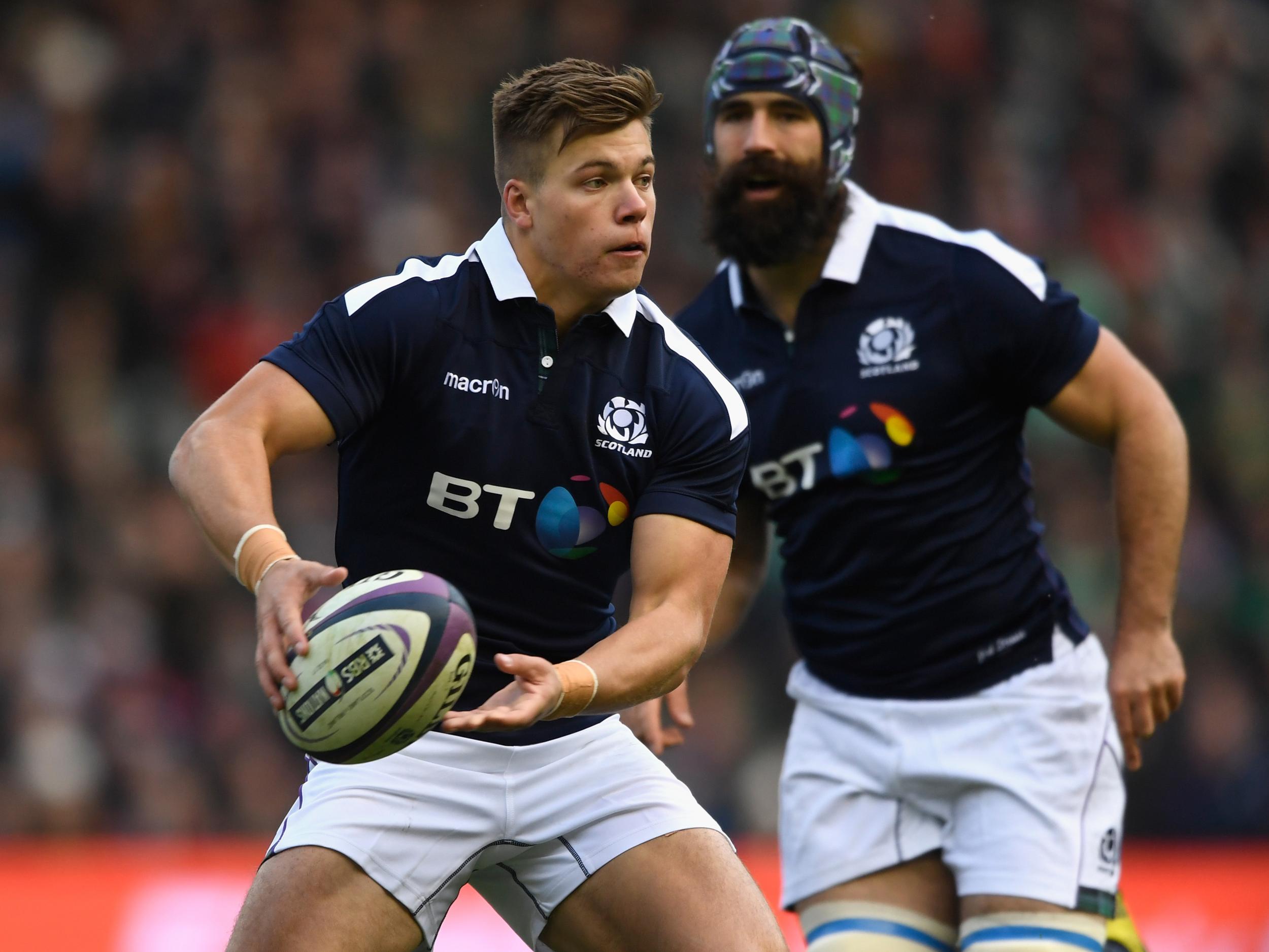 Jones plays his rugby in South Africa and joined the Scottish set-up last summer