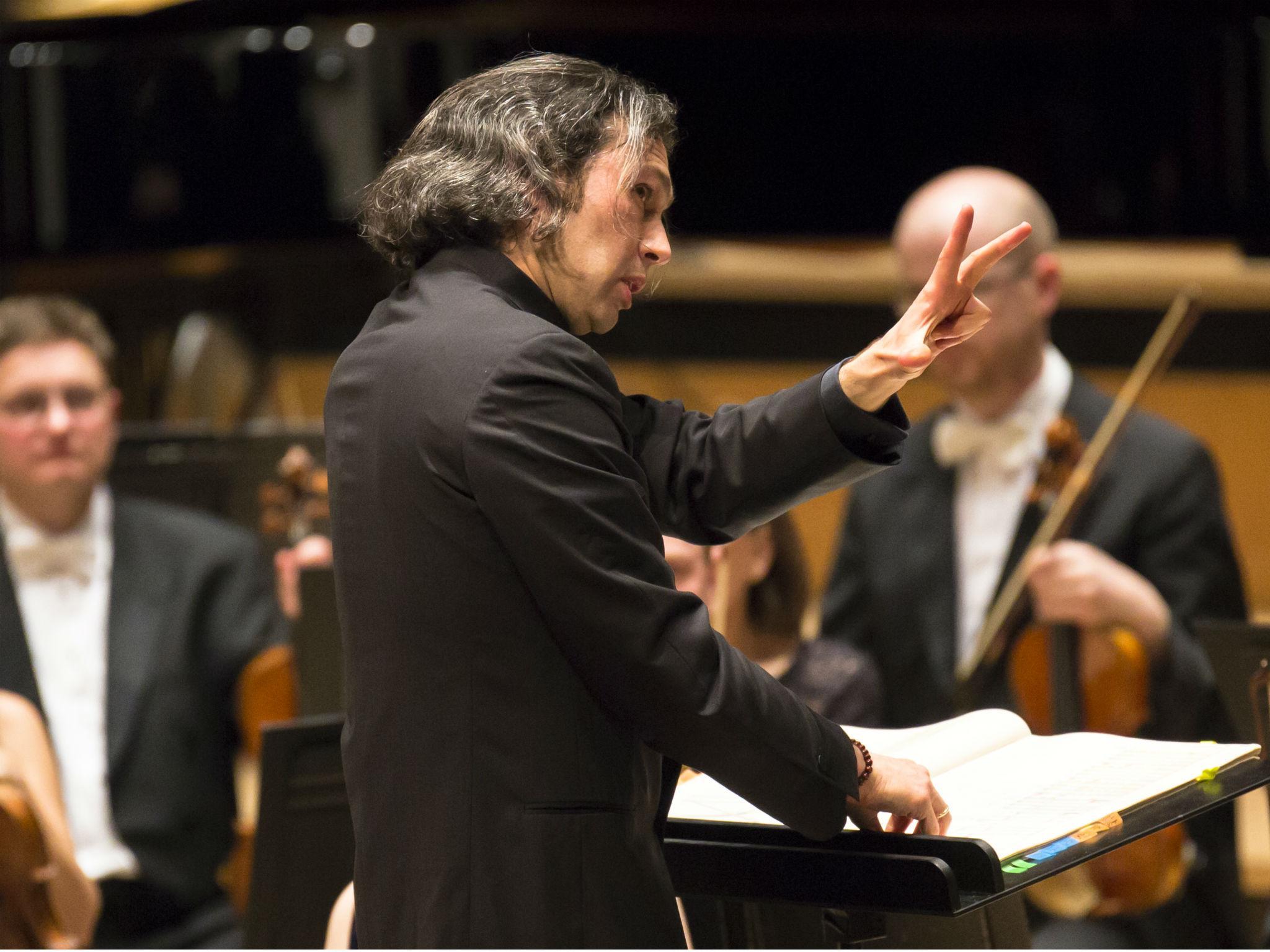 Vladimir Jurowski conducting 'St Luke's Passion' at the Royal Festival Hall