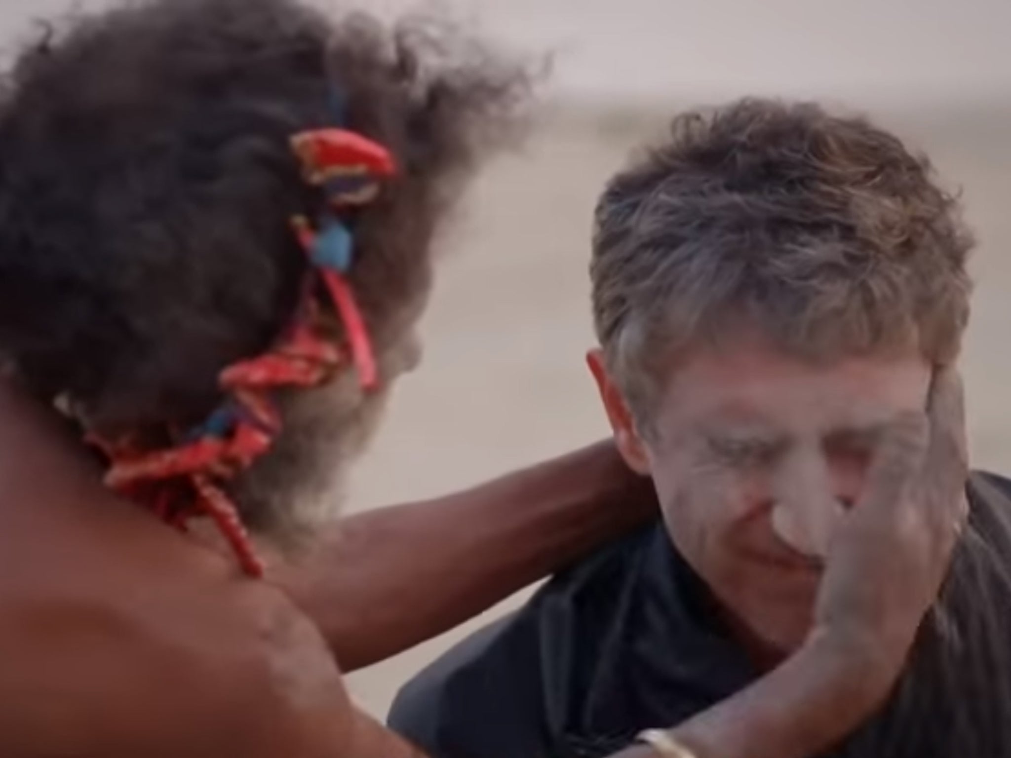 Reza Aslan participating in a ritual