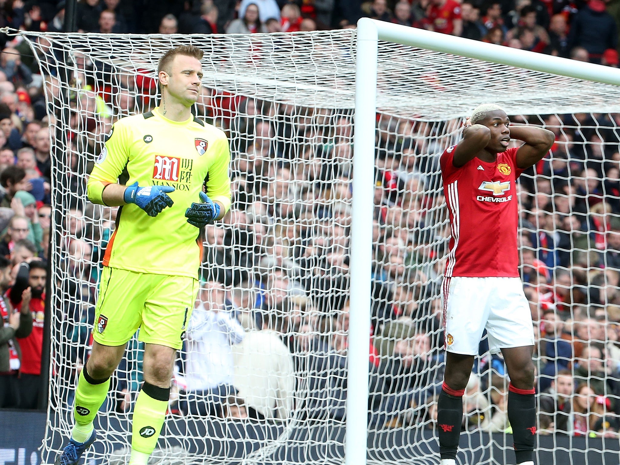 Pogba's second-half display in the draw with Bournemouth was roundly criticised