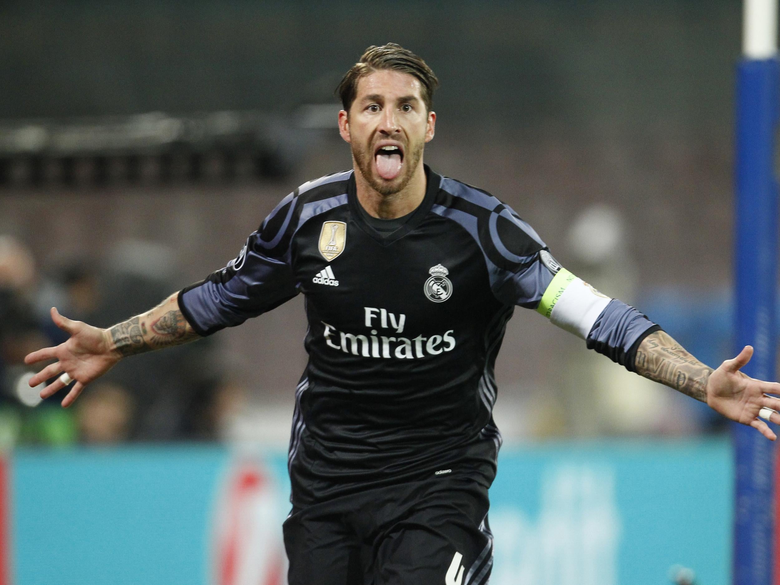 Ramos scored two headers in six minutes