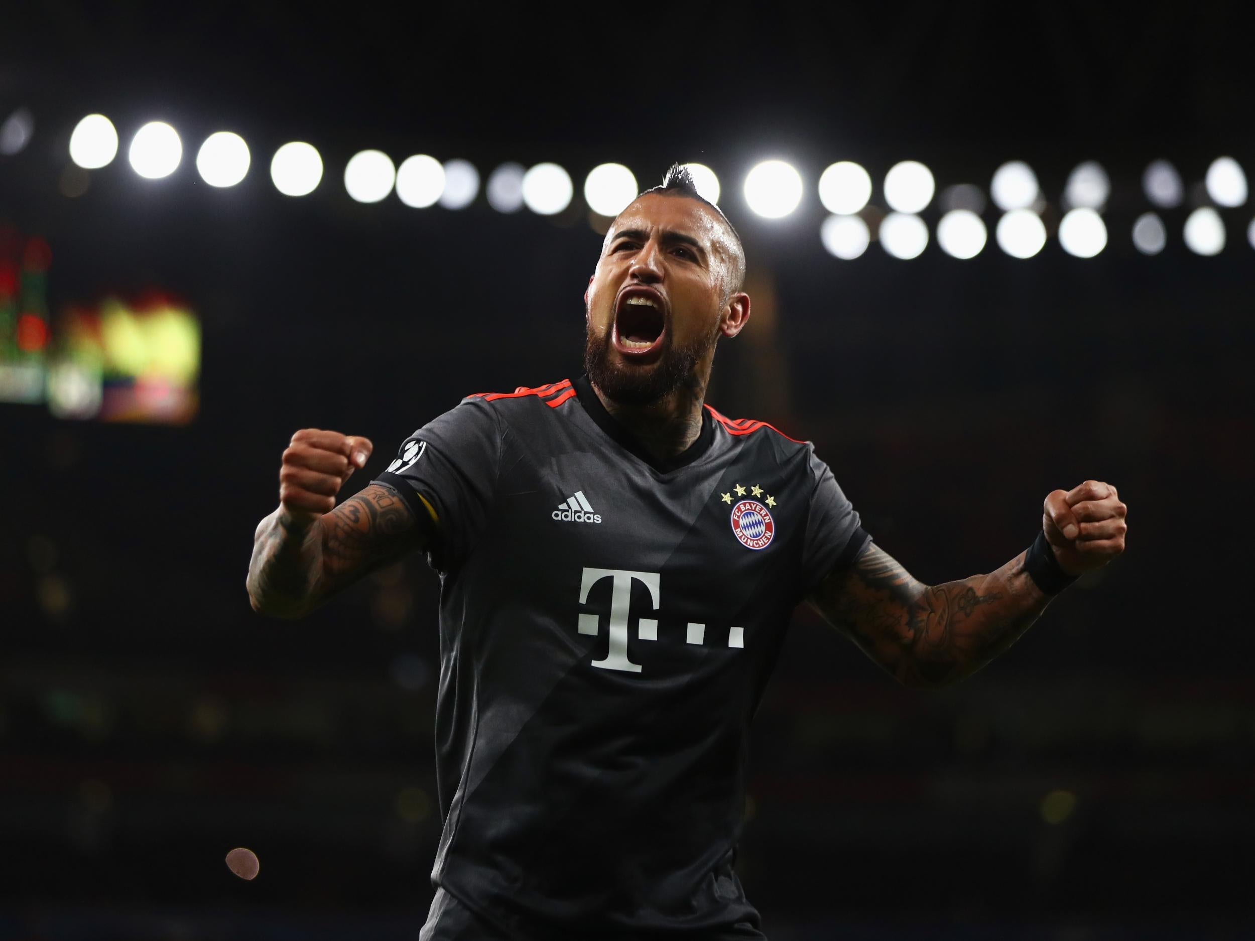 Arturo Vidal dominated the middle of the park