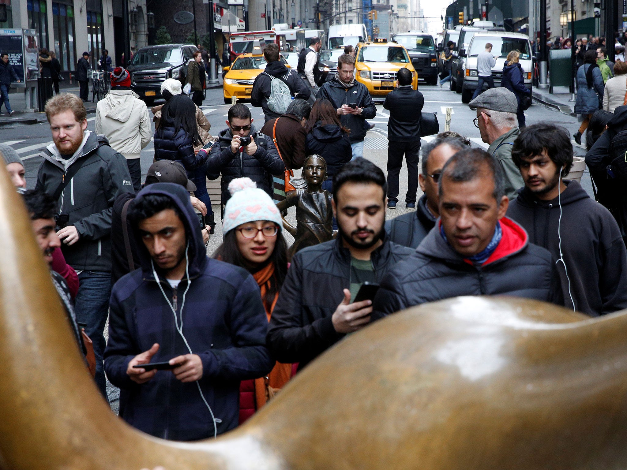 'We’re actively pursuing that the statue stays for a month' Reuters/Brendan McDermid