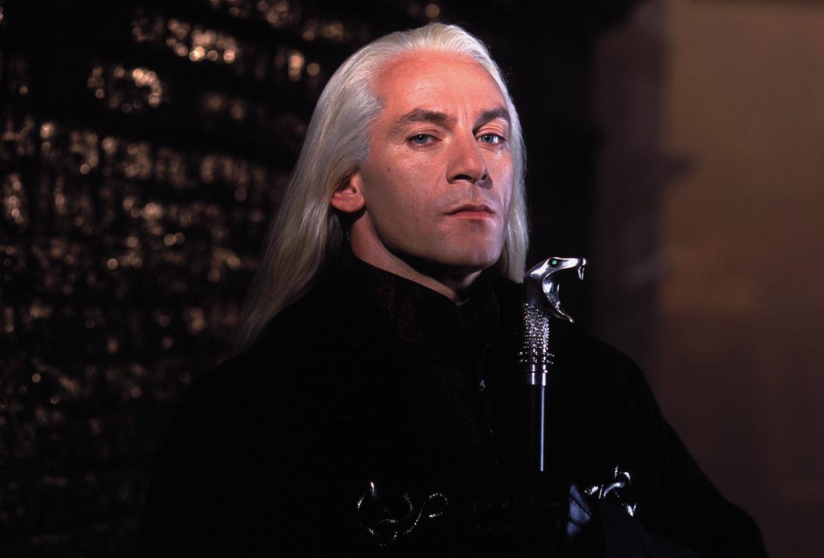 Jason Isaacs as Lucius Malfoy in the Harry Potter films