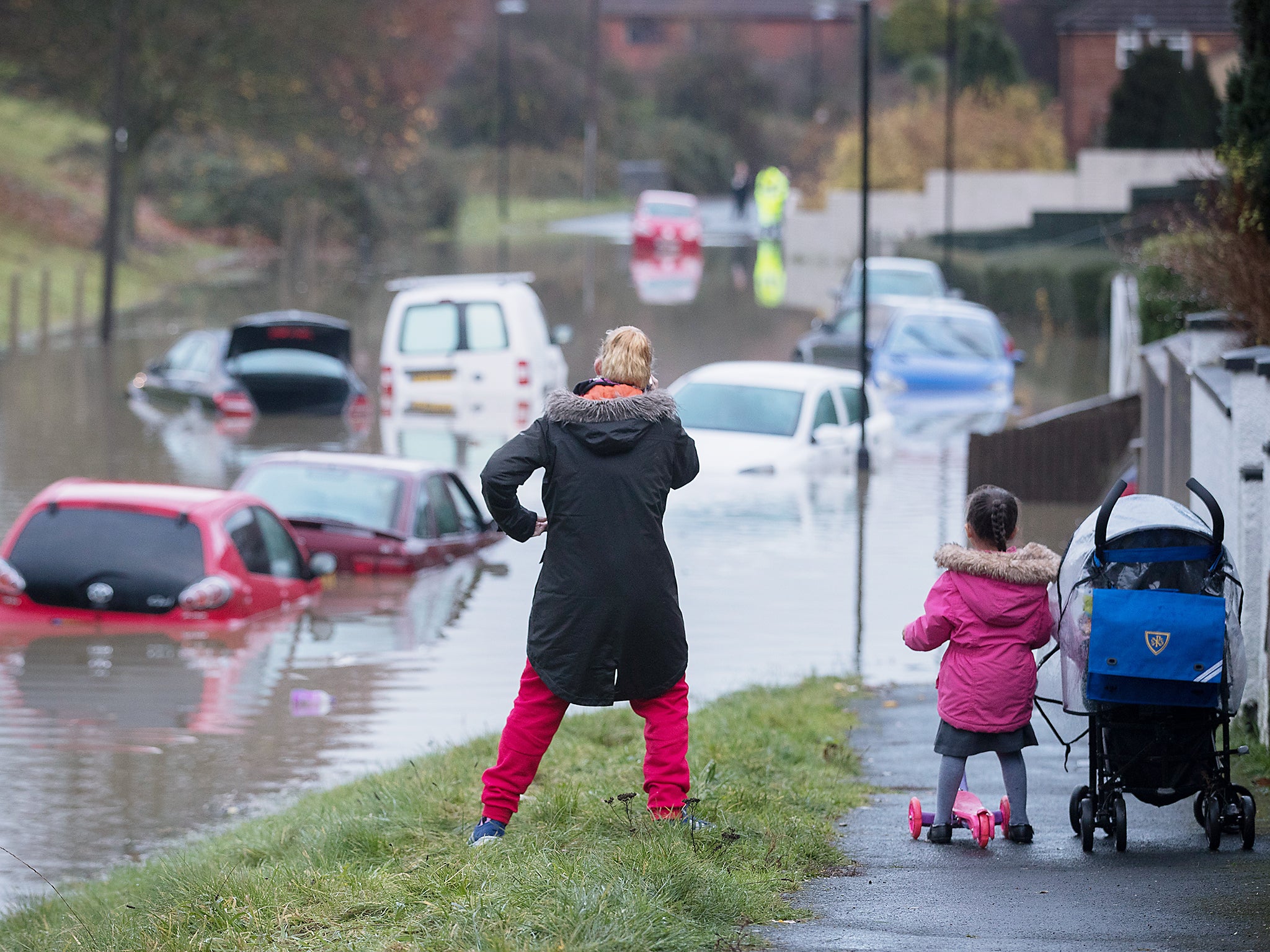 Storm Angus caused flooding and power cuts in Bristol last year (Getty)