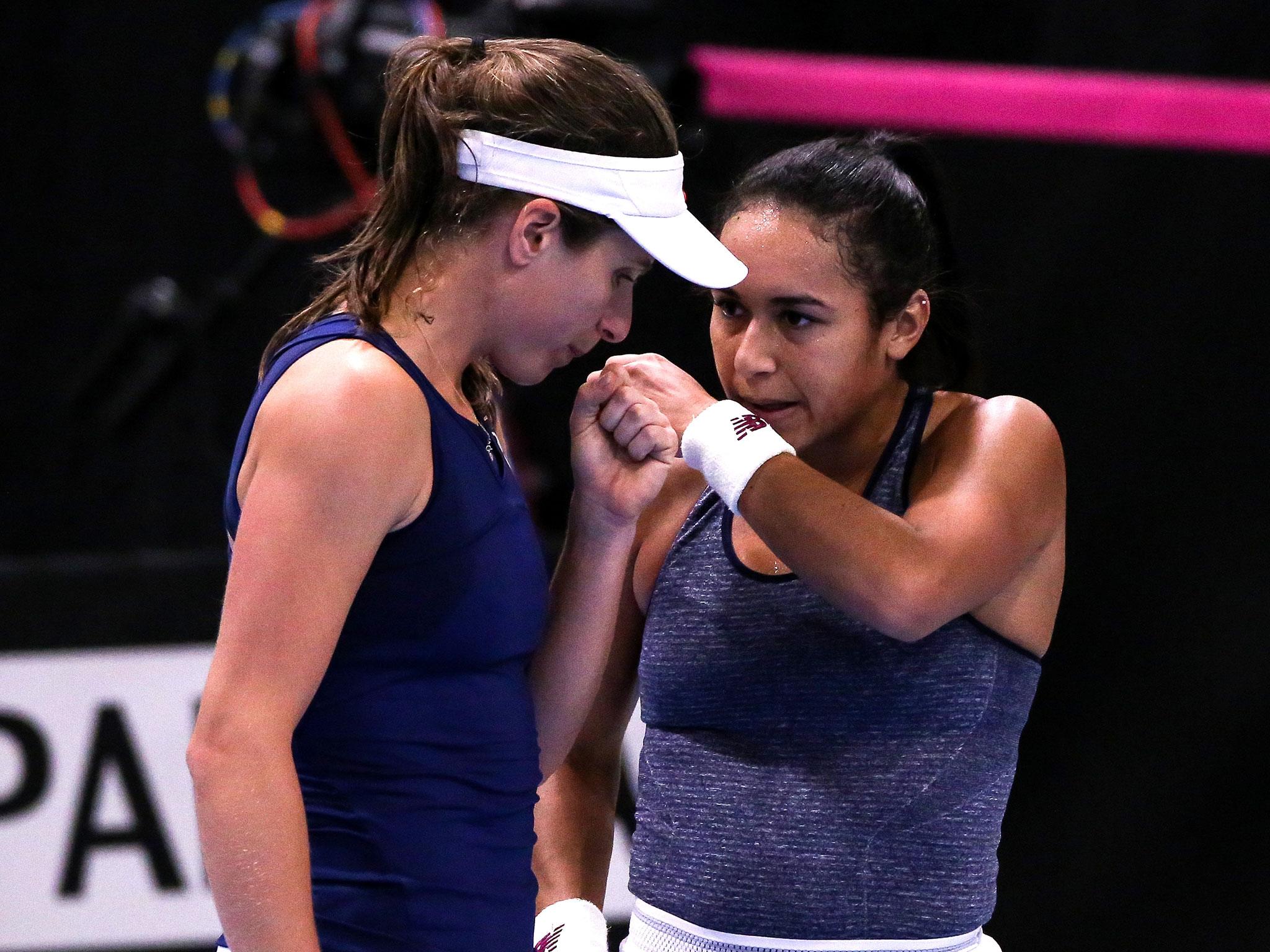 Heather Watson and Jo Konta will face off at Indian Wells