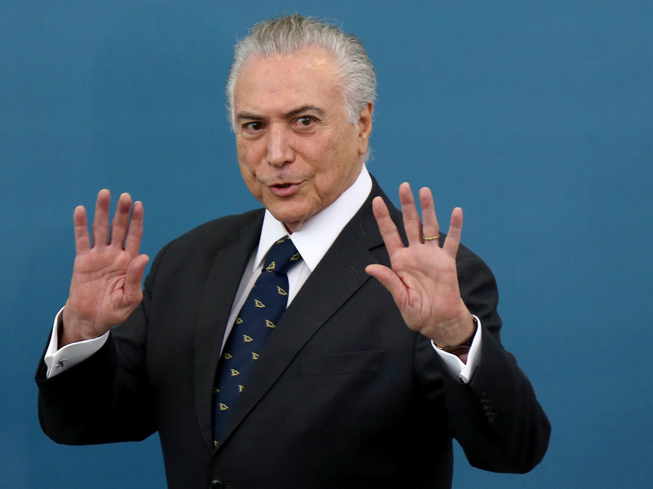 Brazil's President Michel Temer, already under fire for appointing an all-male Cabinet