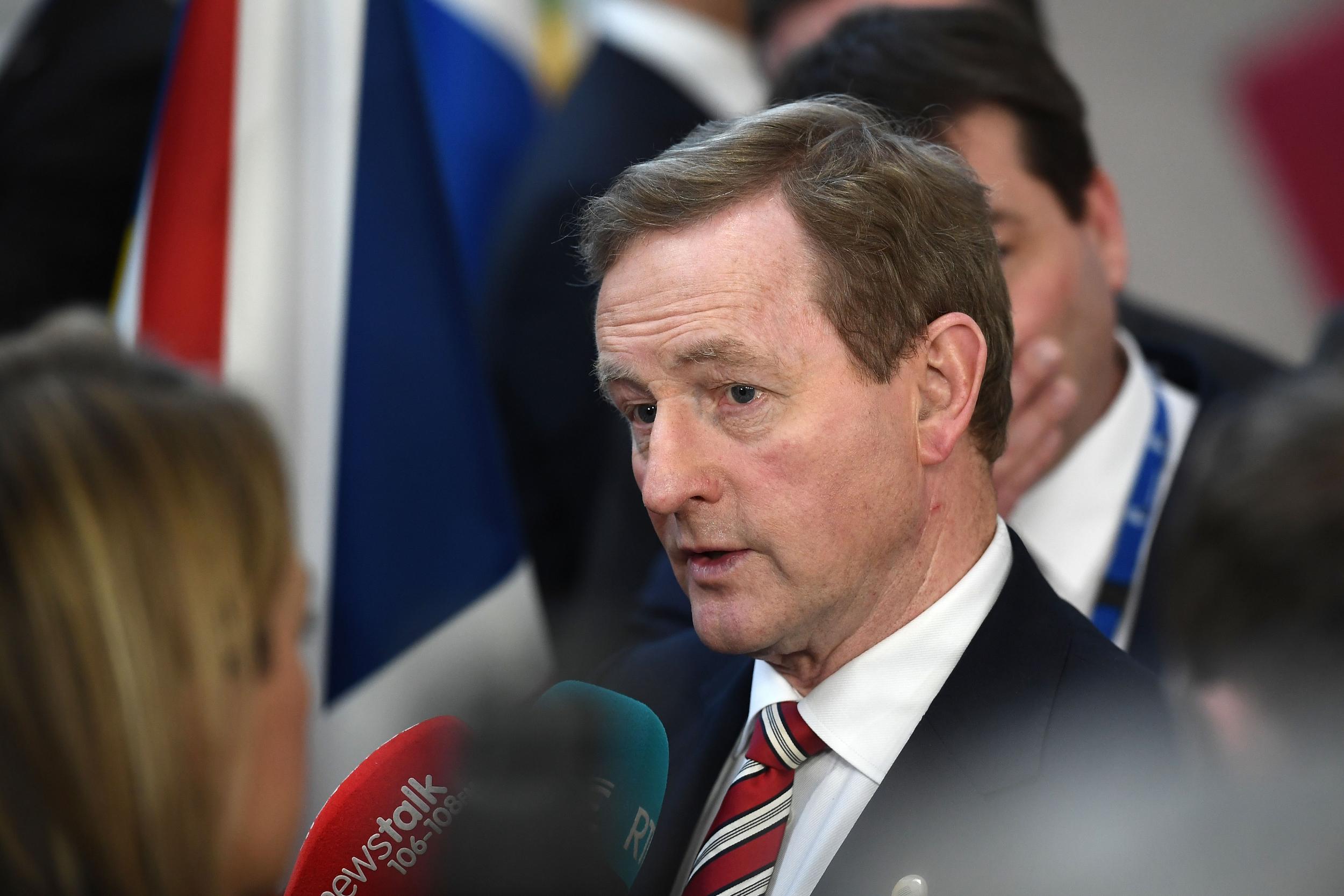 Irish Taoiseach Enda Kenny