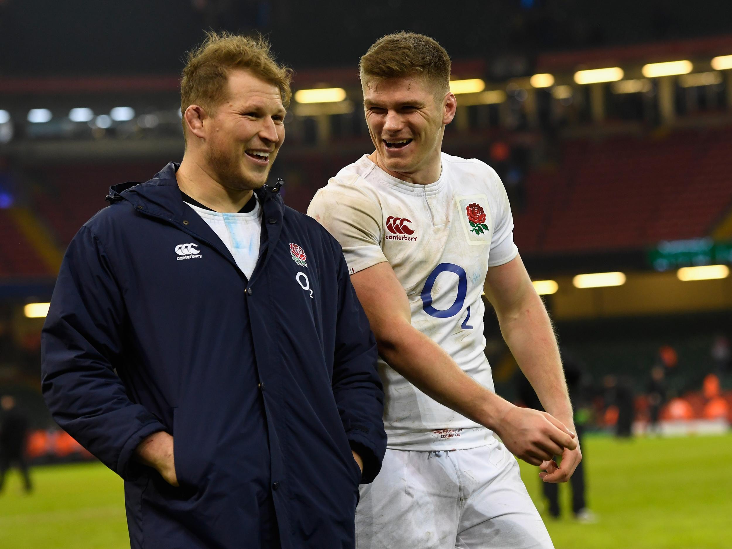 Hartley and Farrell are good friends off the field