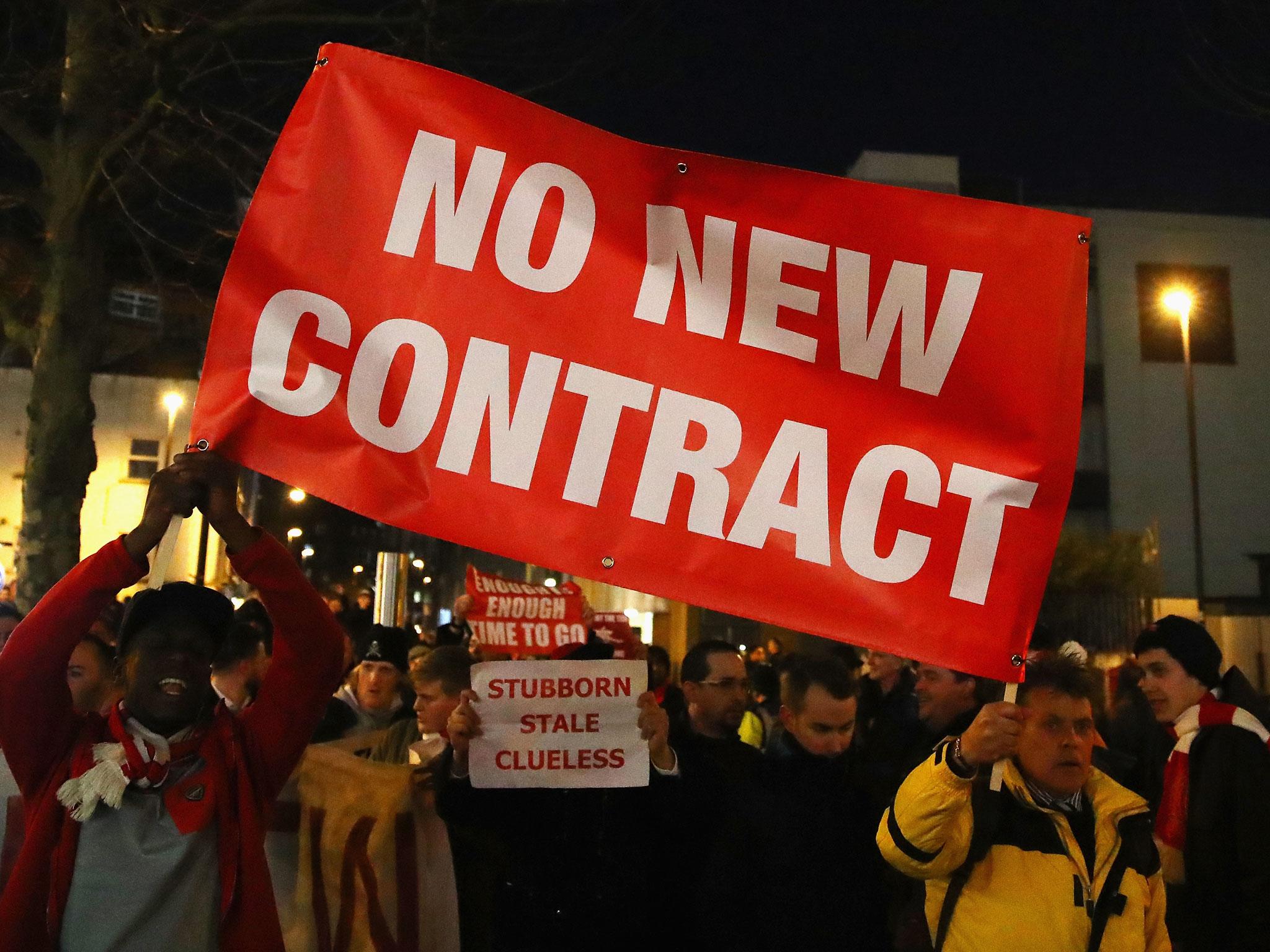 Arsenal fans will protest against Arsene Wenger again ahead of the FA Cup clash with Lincoln City