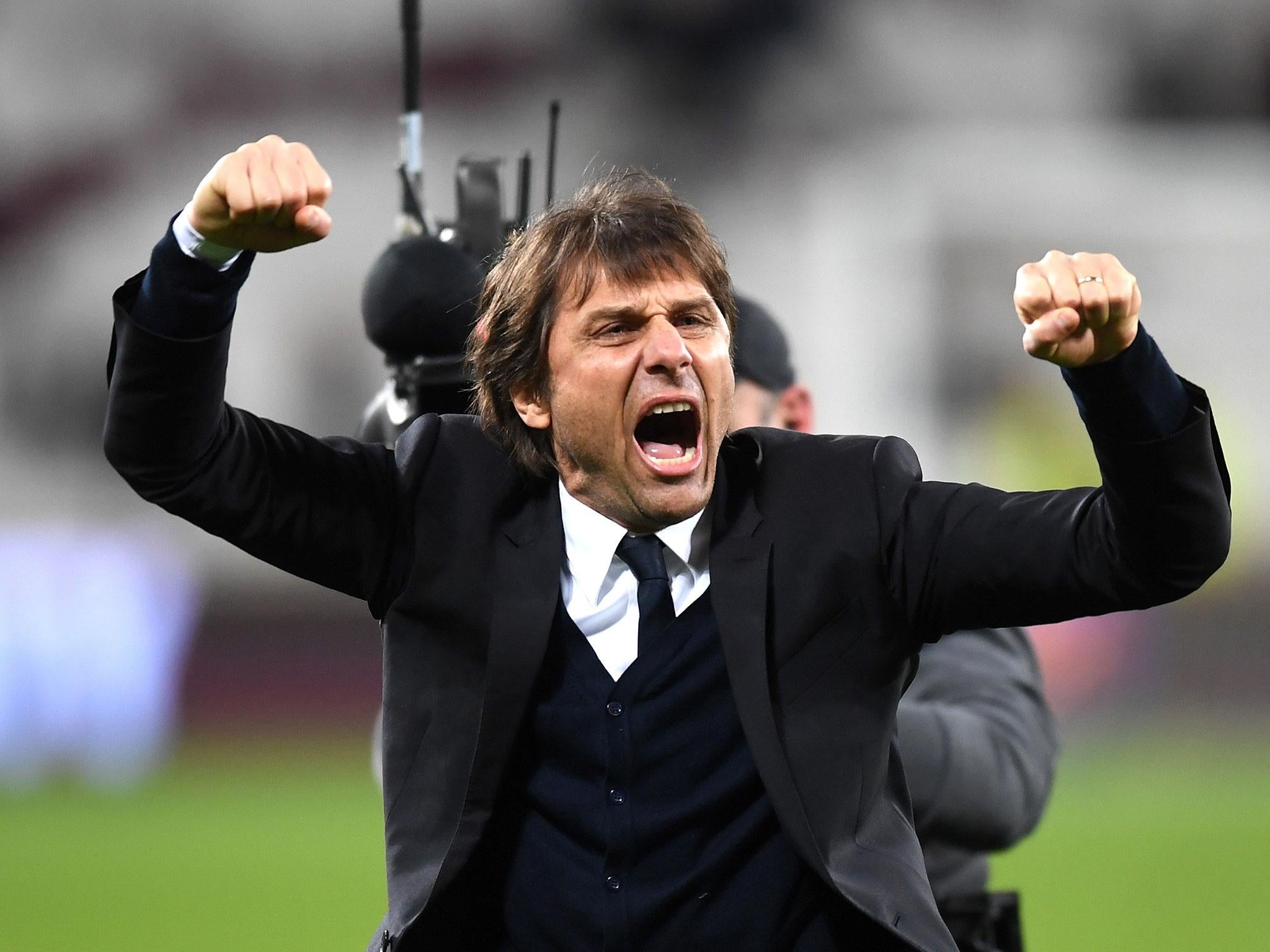 &#13;
Antonio Conte has so far let his side's football do the talking &#13;