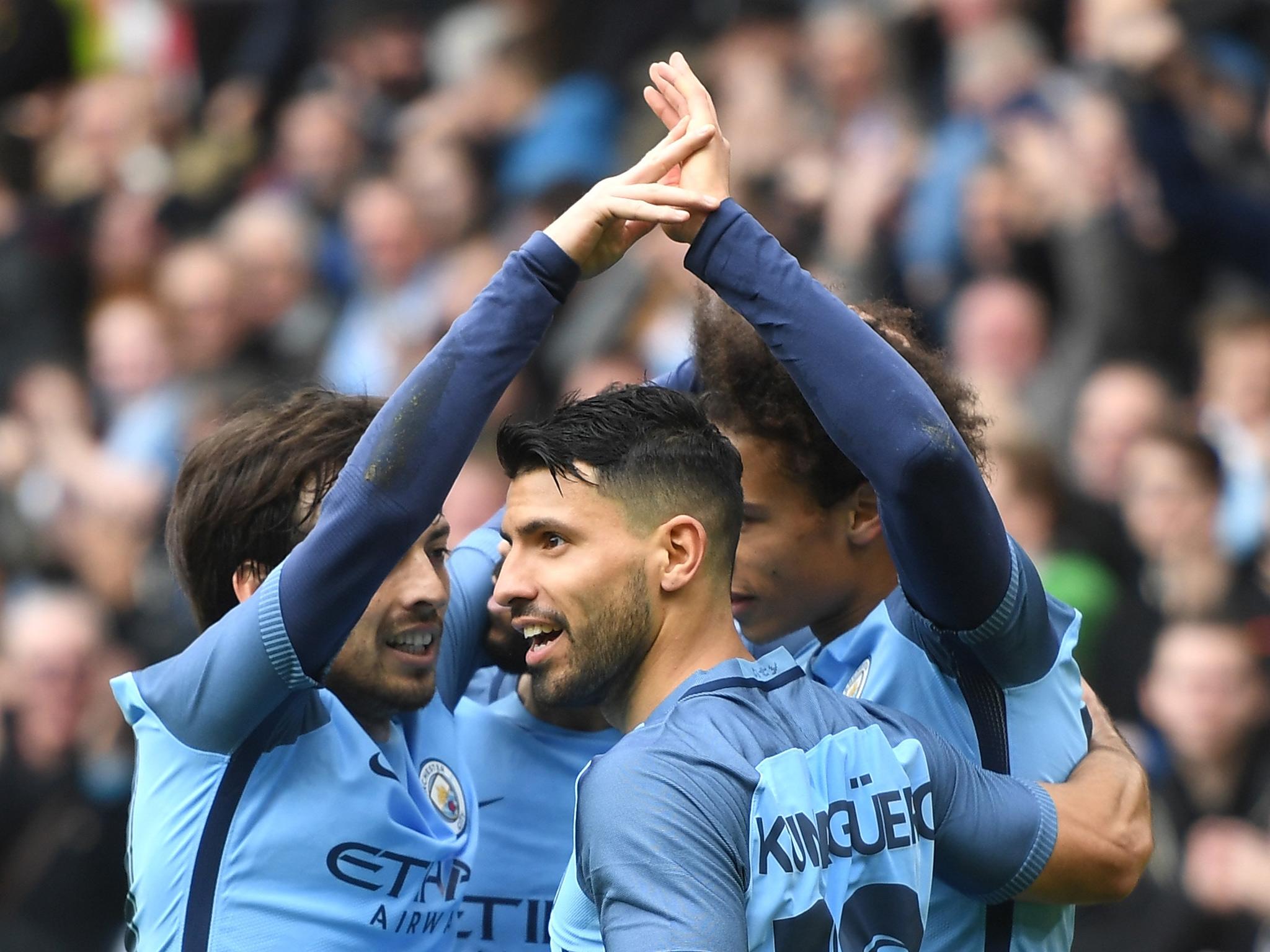 &#13;
City's attacking players have pleased Pep (Getty)&#13;