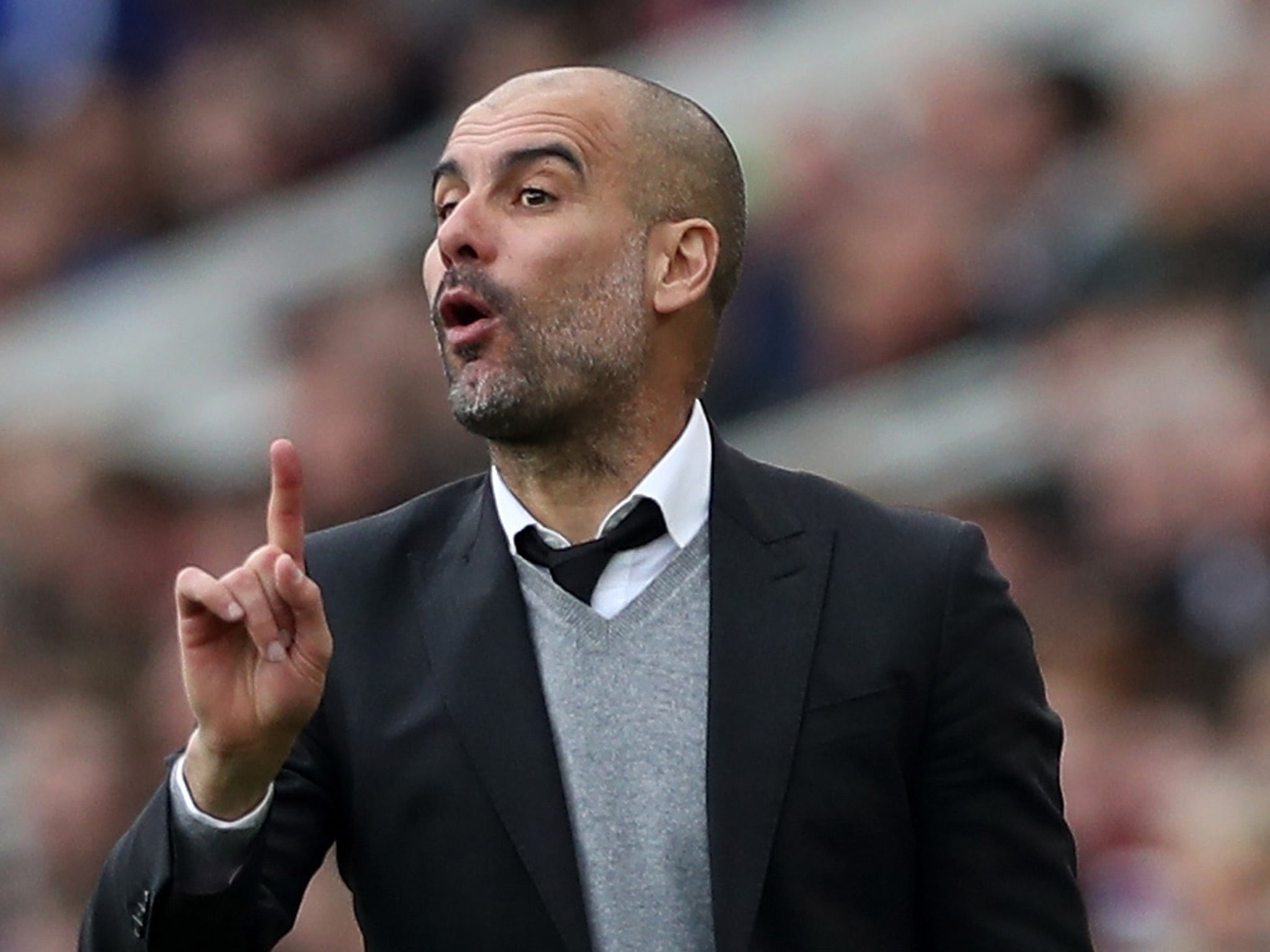 Pep Guardiola's first season in English football will include a trip to Wembley