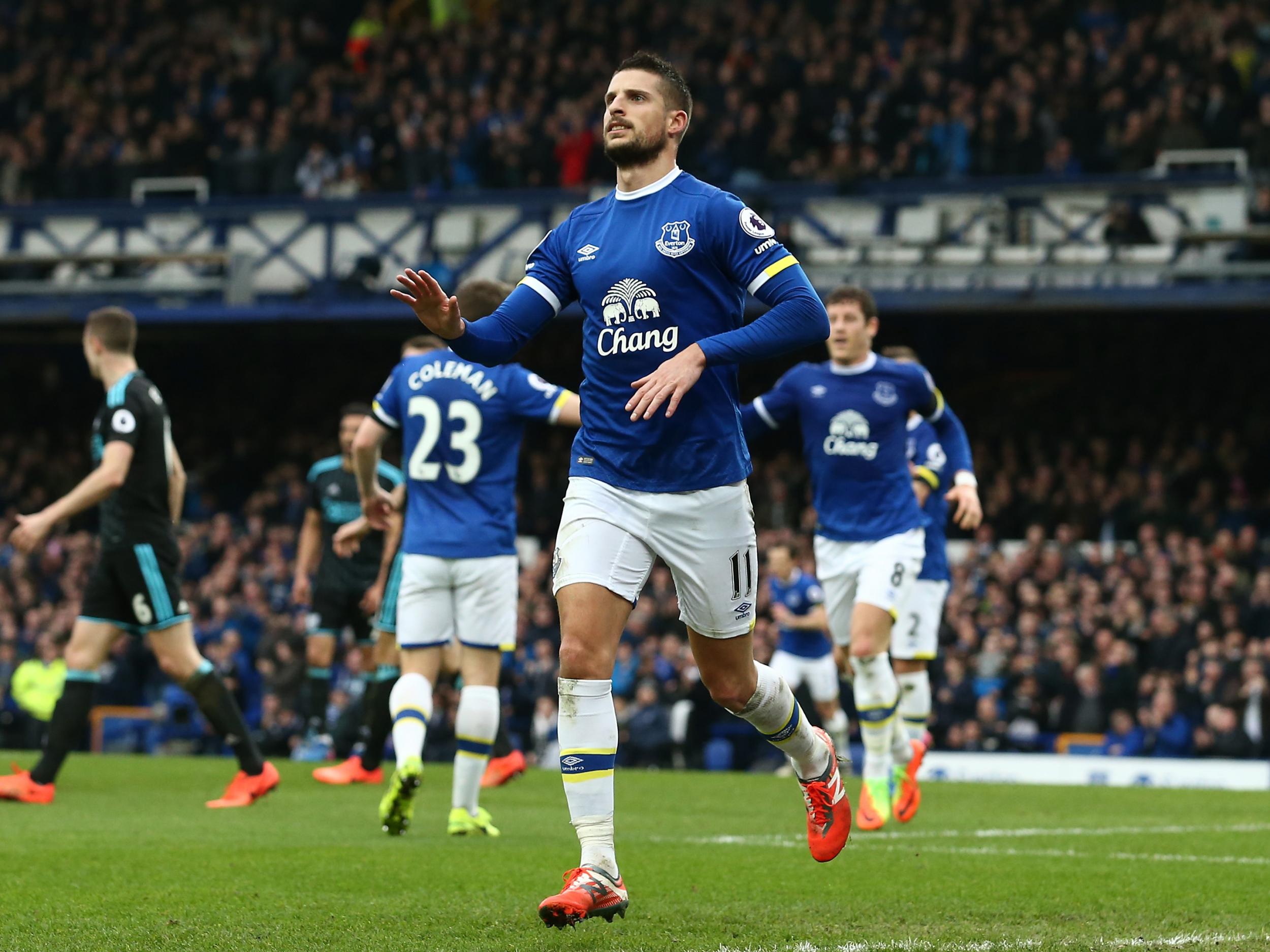 Mirallas opened the scoring in the first-half